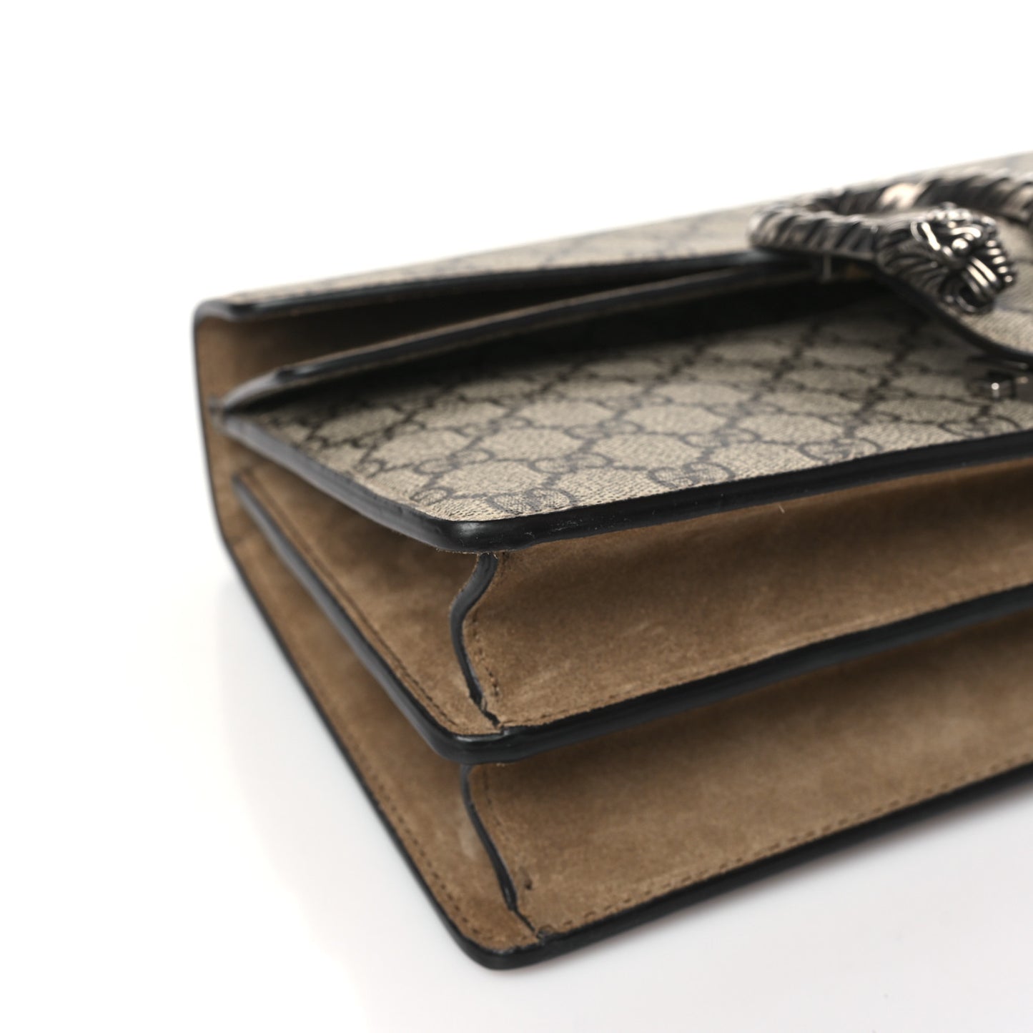 GG Supreme Monogram Small Dionysus Shoulder Bag Taupe