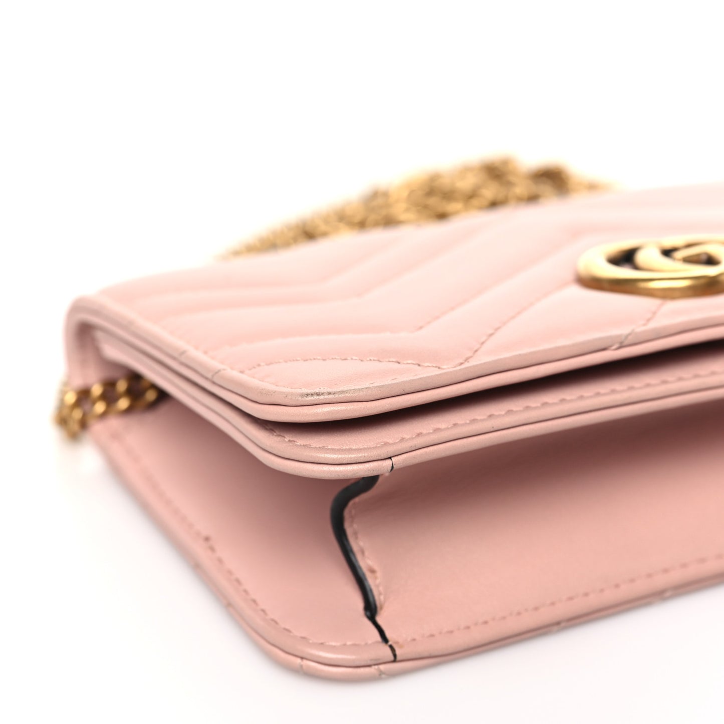 Calfskin Matelasse GG Marmont Mini Bag Perfect Pink
