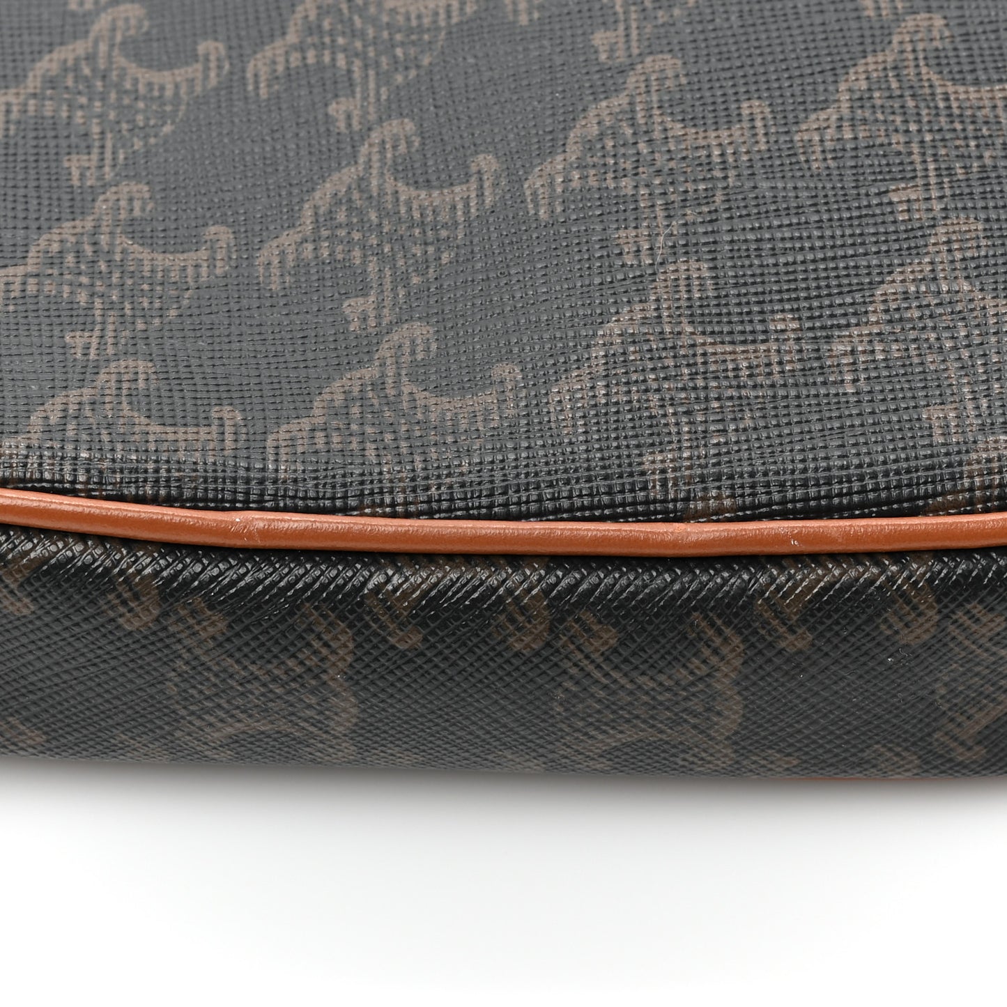 Triomphe Canvas Triangle Crossbody Bag Tan