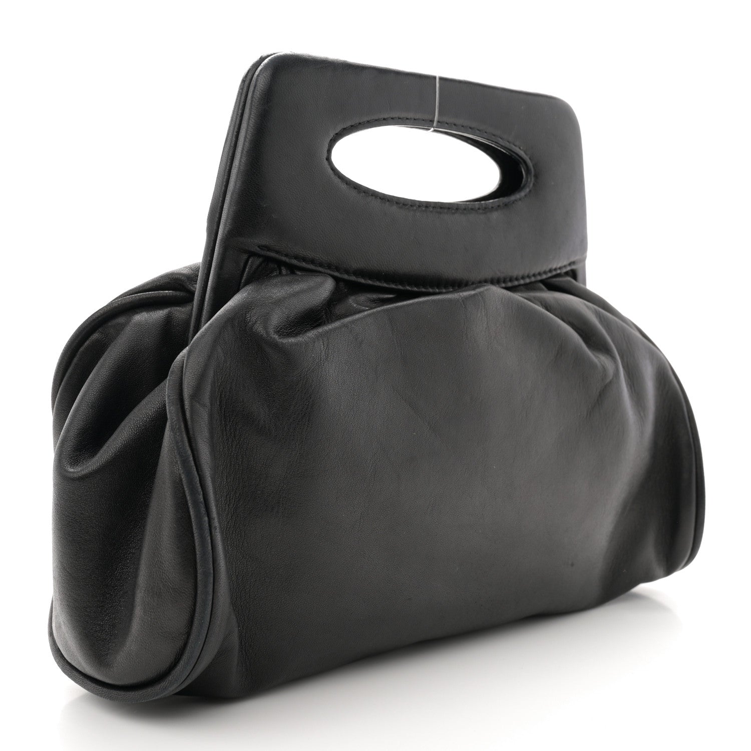 Chanel Lambskin Camellia Handbag Black 3 of 13