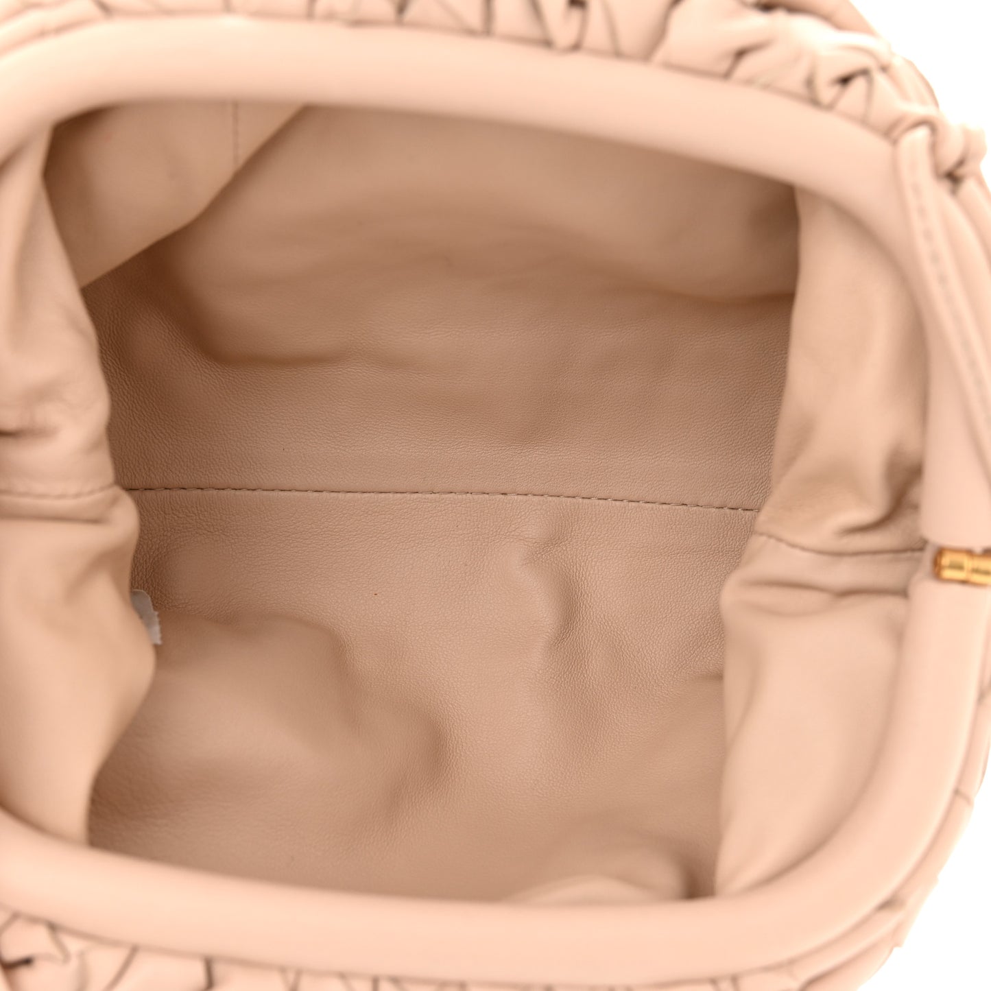 Nappa Intrecciato The Mini Pouch Almond