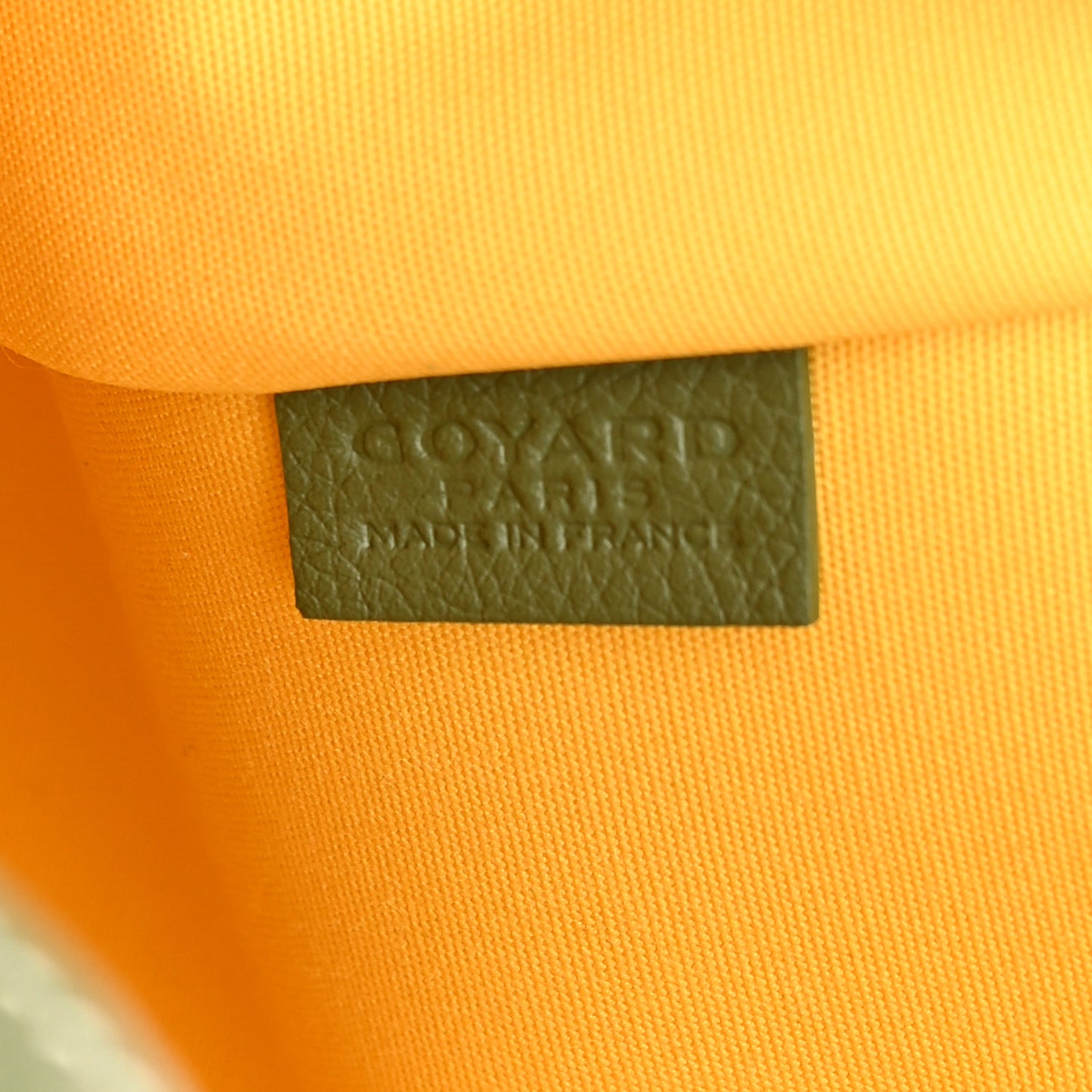 Goyardine Villette MM Tote Khaki