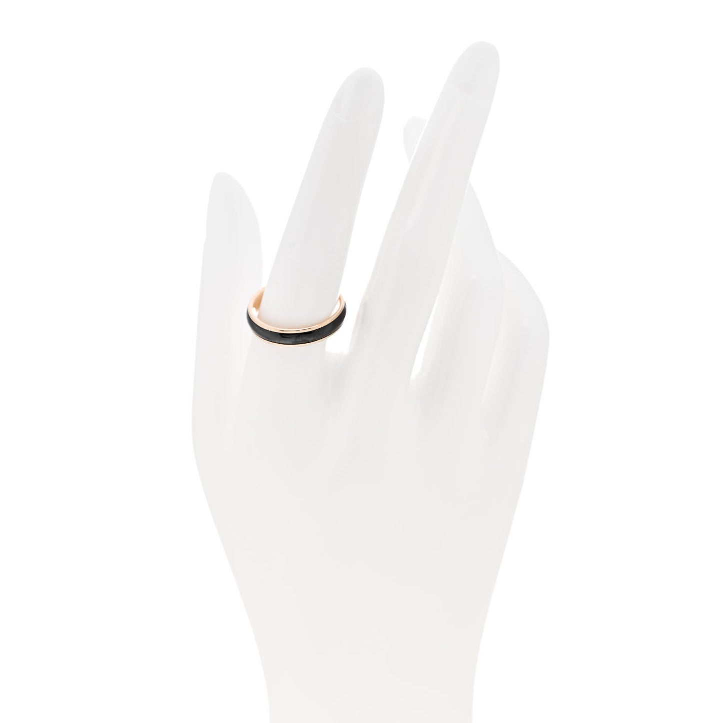18K Rose Gold Titanium Classic Wedding Band Ring 57 8