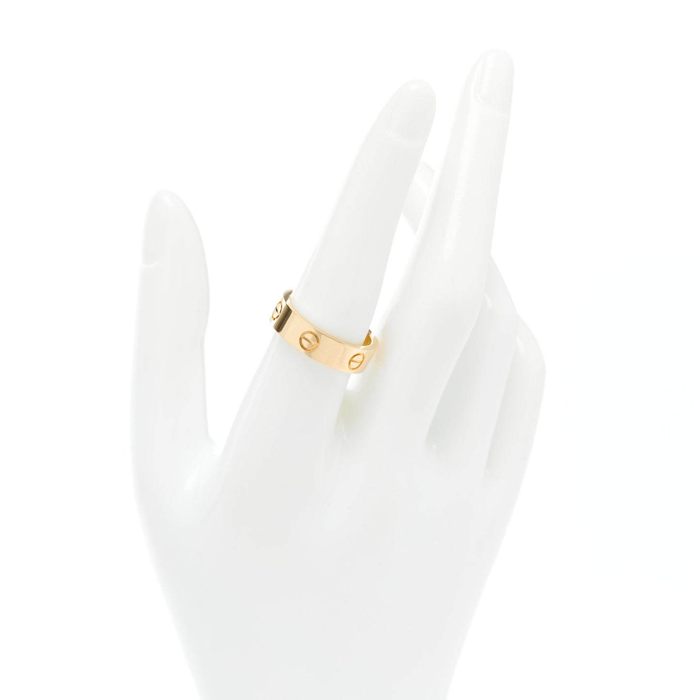 18K Yellow Gold 5.5mm LOVE Ring 56 7.75