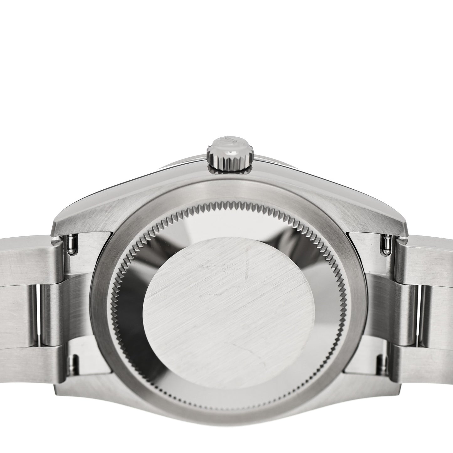 Stainless Steel 34mm Oyster Perpetual Watch Bright Blue 124200