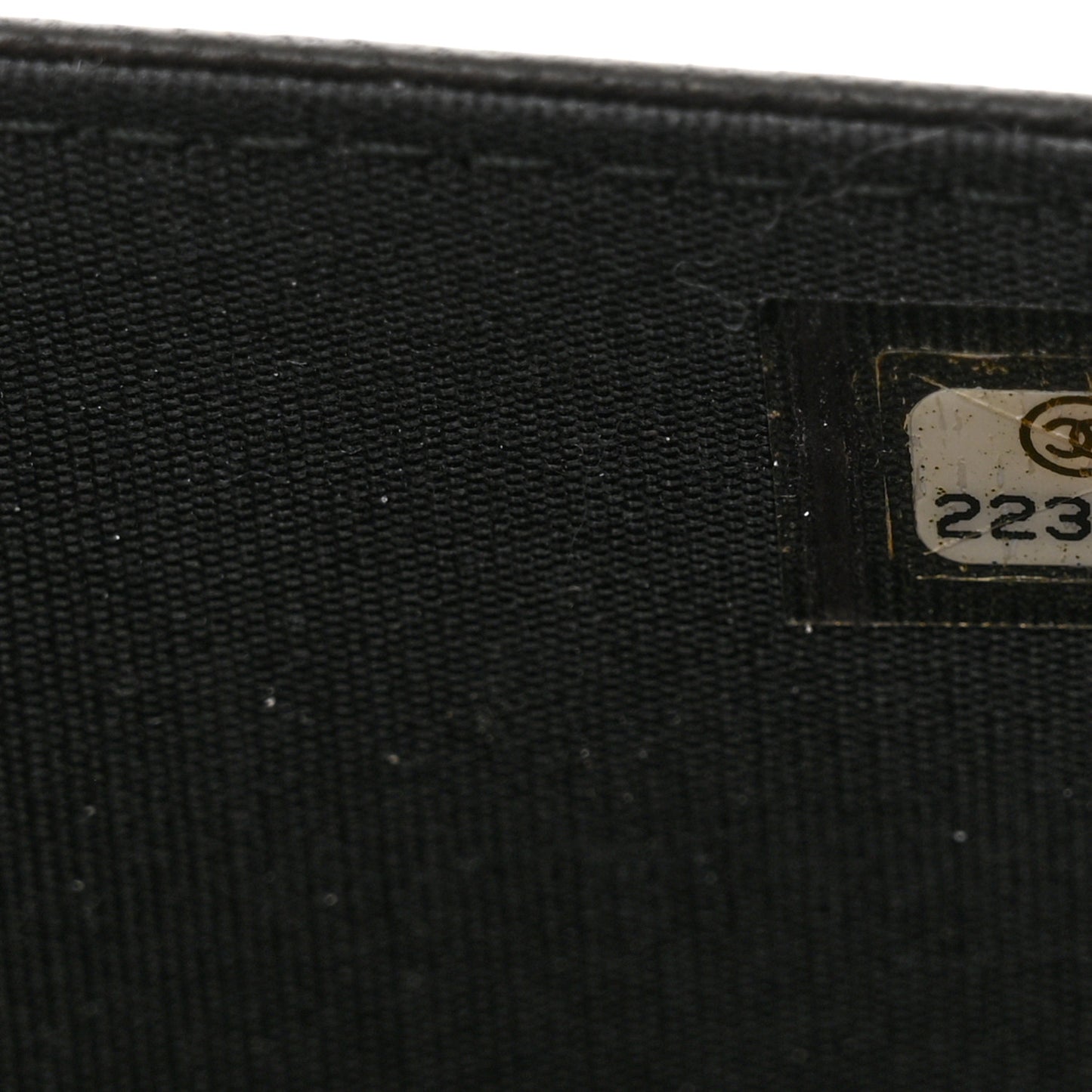 Patent Quilted Coco Boy Wallet On Chain WOC Black