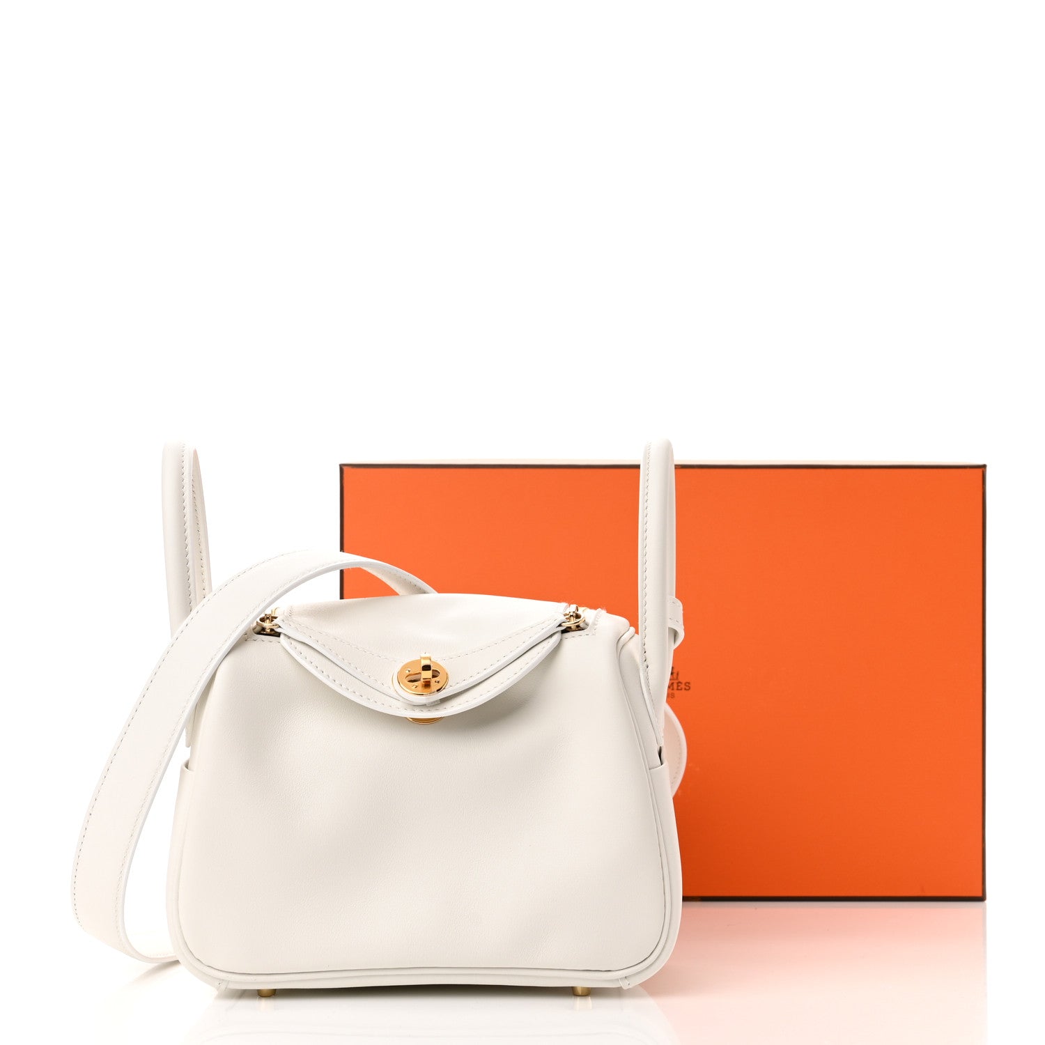 Hermes Swift Mini Lindy 20 White 11 of 11