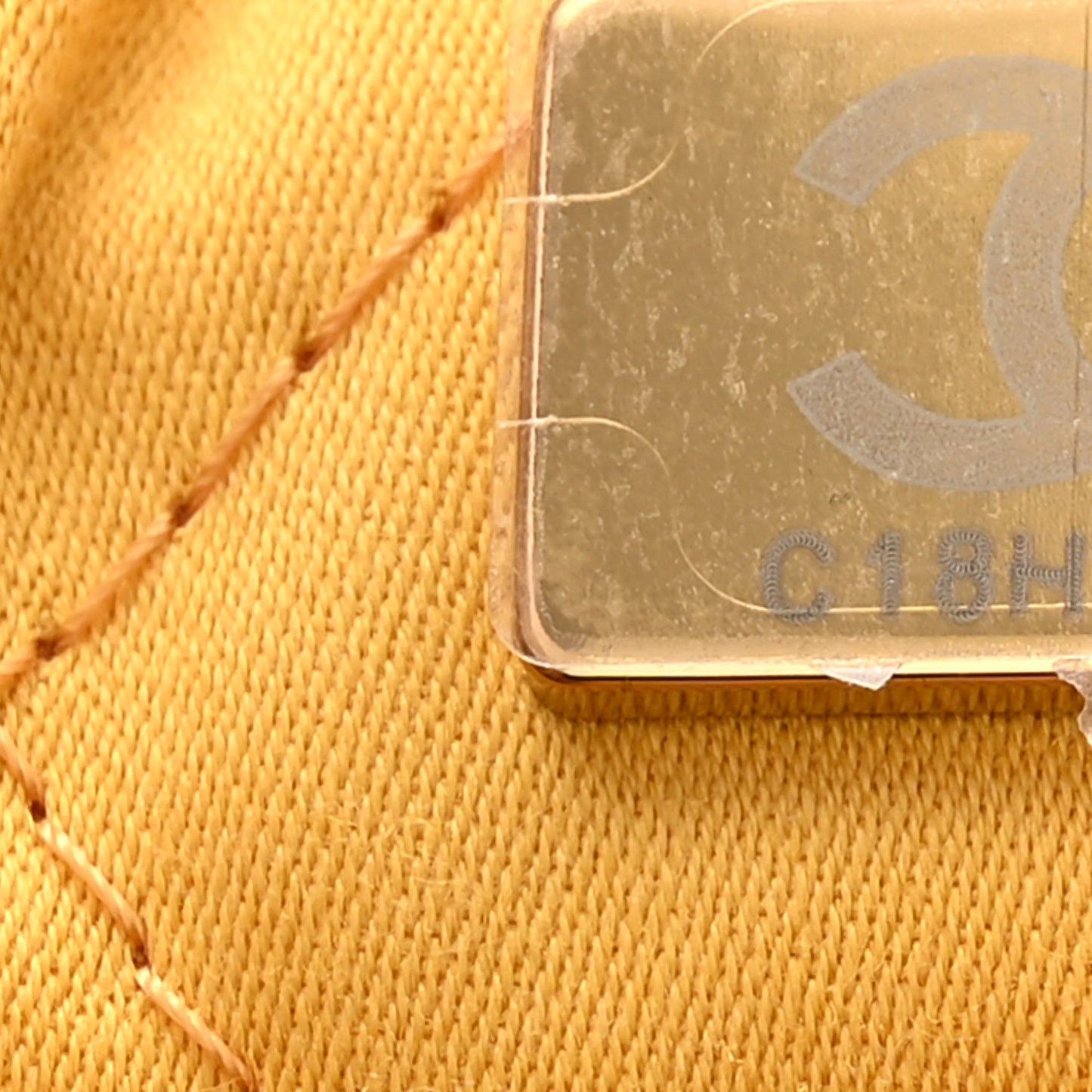 Shiny Calfskin Quilted Mini Chanel 22 Yellow