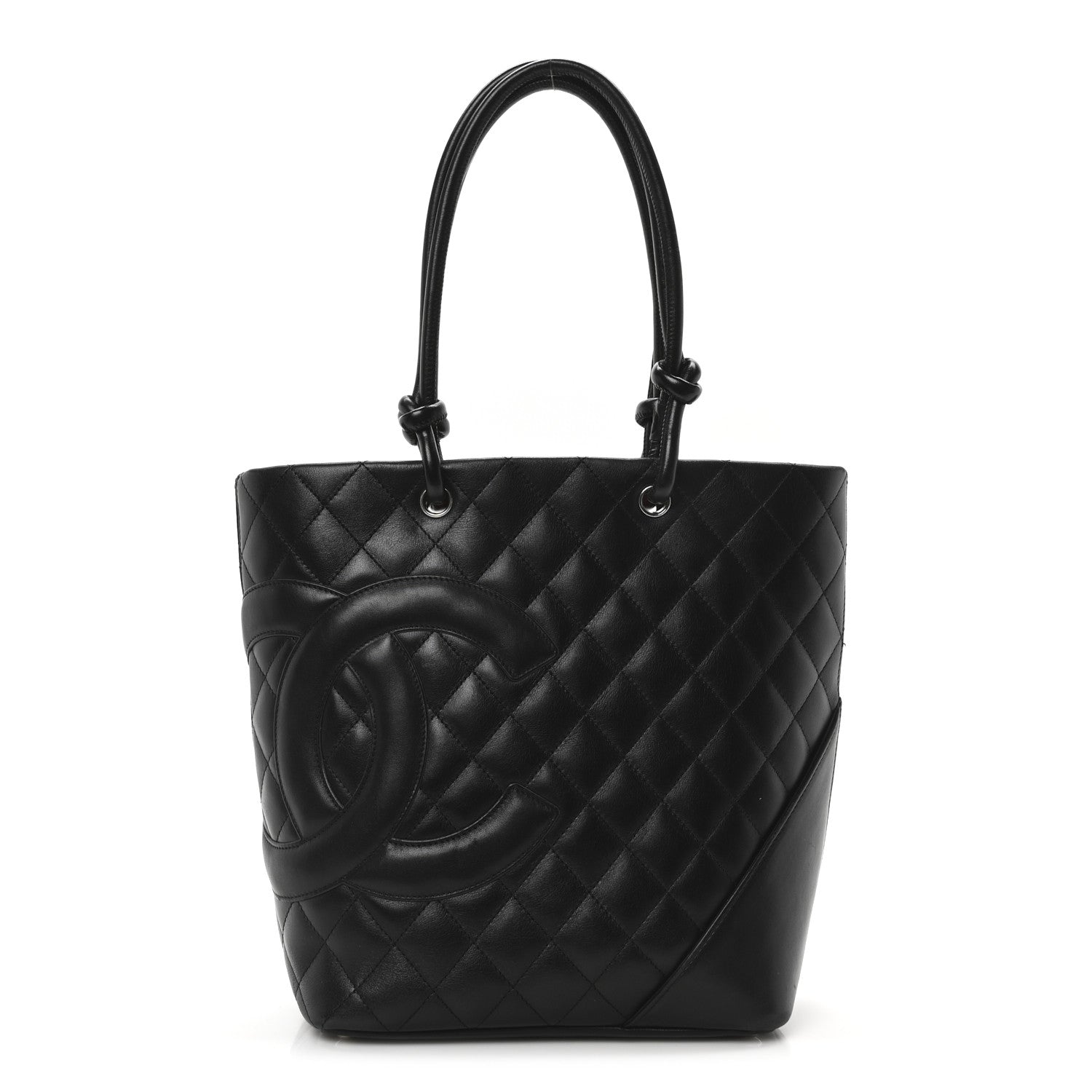 Chanel Calfskin Quilted Medium Cambon Tote Black 1 of 19