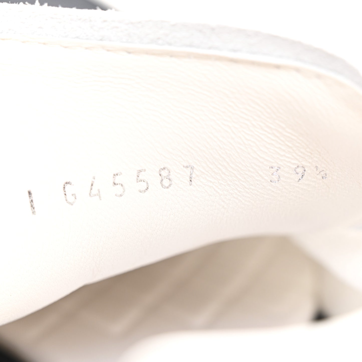 Nylon Suede Kidskin Calfskin Logo Sneakers 39.5 White Black