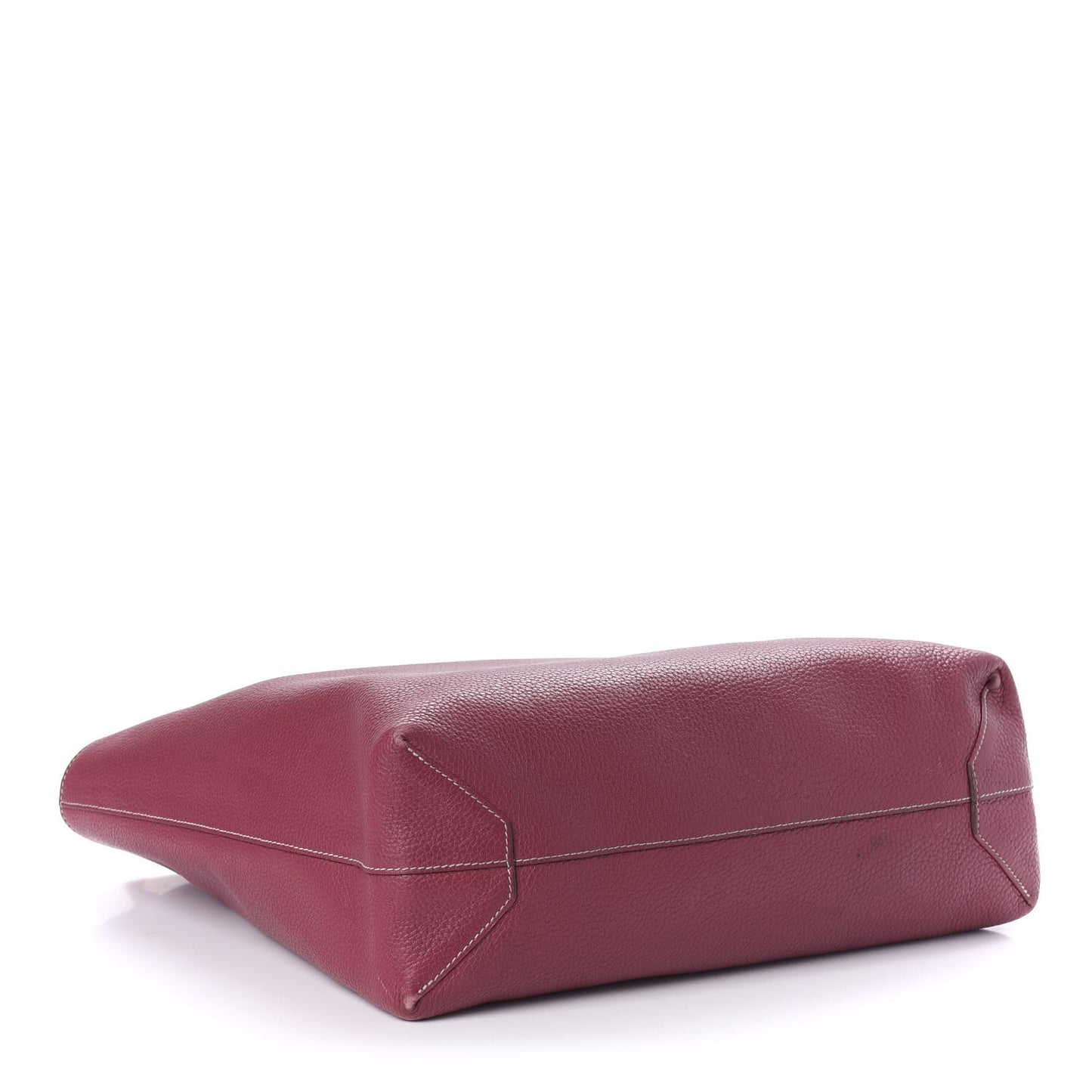 Taurillon Clemence Double Sens 36 Reversible Tote Rubis Bougainvillea