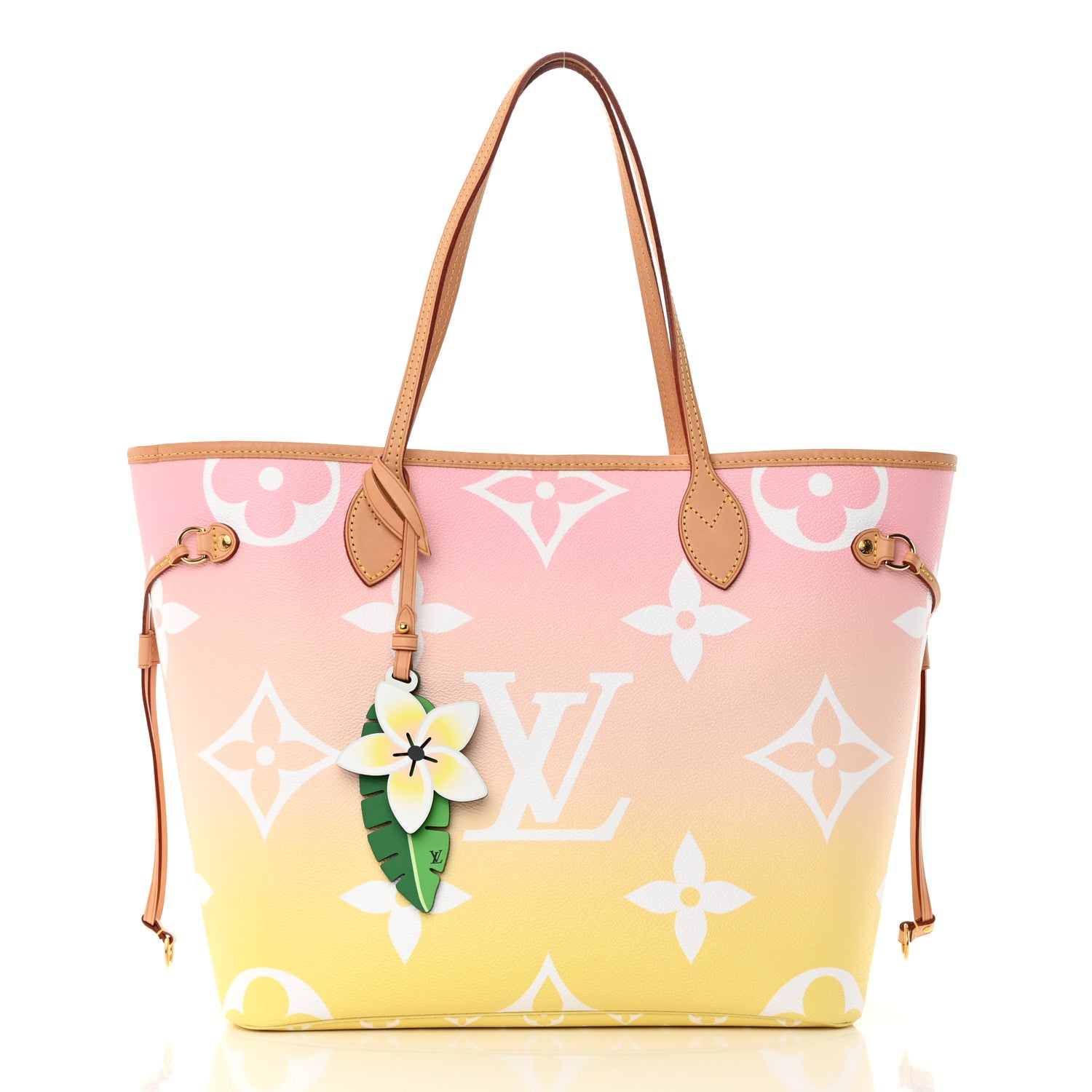 Louis Vuitton Monogram Giant By The Pool Neverfull MM Light Pink 3 of 14