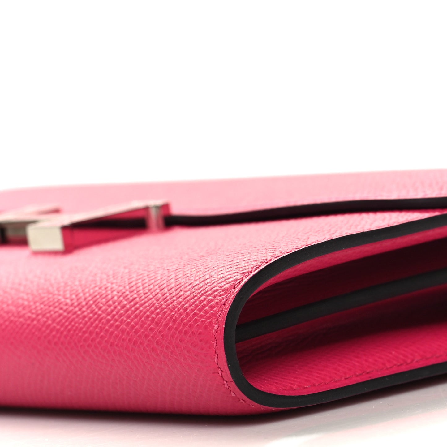 Epsom Lizard Constance Wallet To Go Rose Mexico
