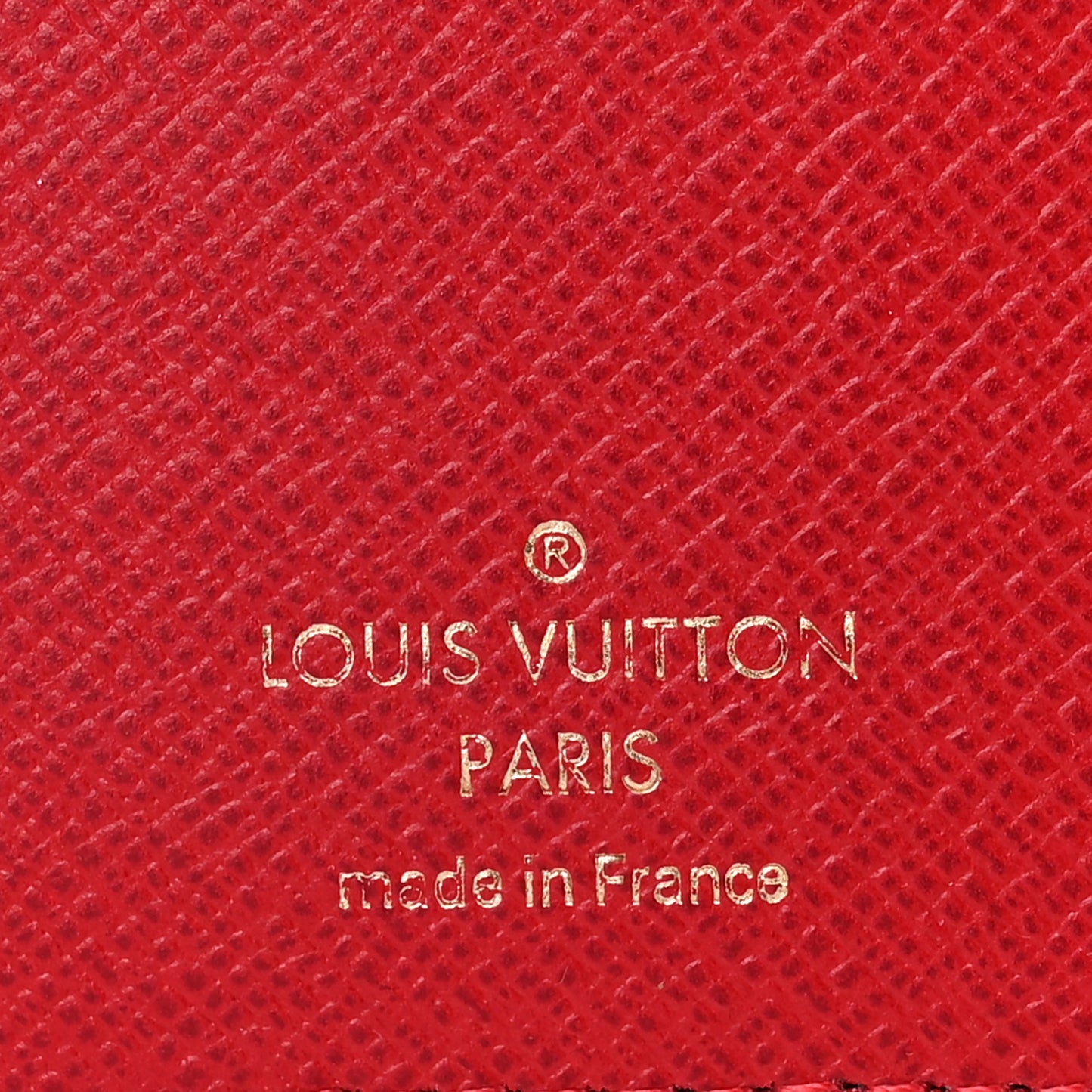 Damier Ebene Victorine Wallet Cherry