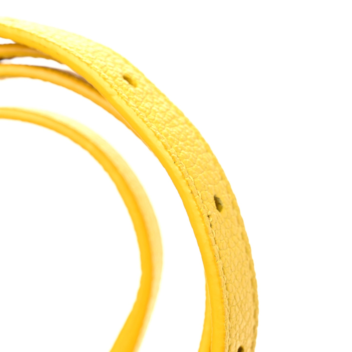 Grained Calfskin Nano Sac De Jour Jaune