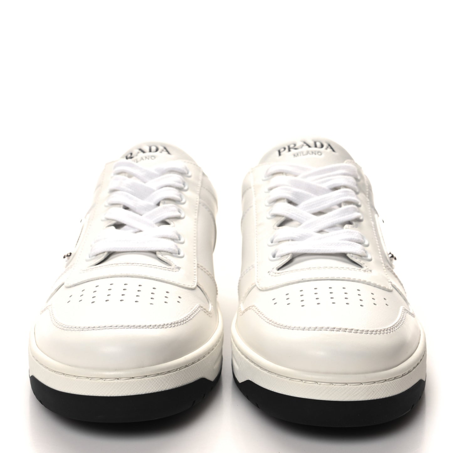Vitello Rois Triangle Womens Downtown Low Top 30mm Sneakers 41 White Black
