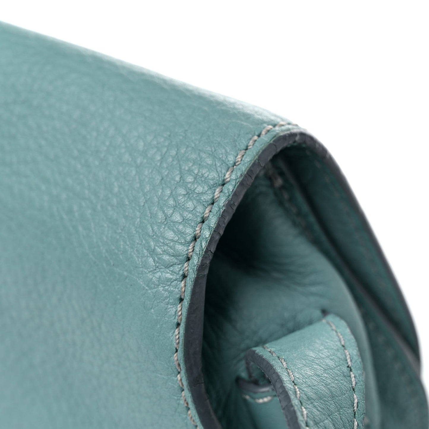 Calfskin Mini Marcie Round Crossbody Bag Fresh Mint