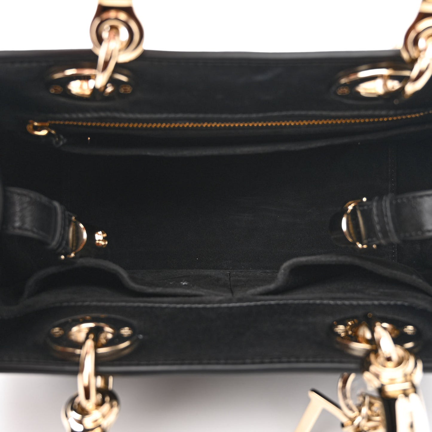 Calfskin Cannage Small The Lady 95.22 Black