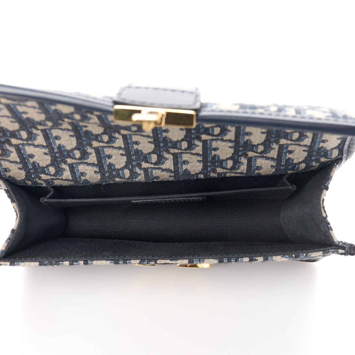 Oblique 30 Montaigne East West Chain Flap Bag Blue