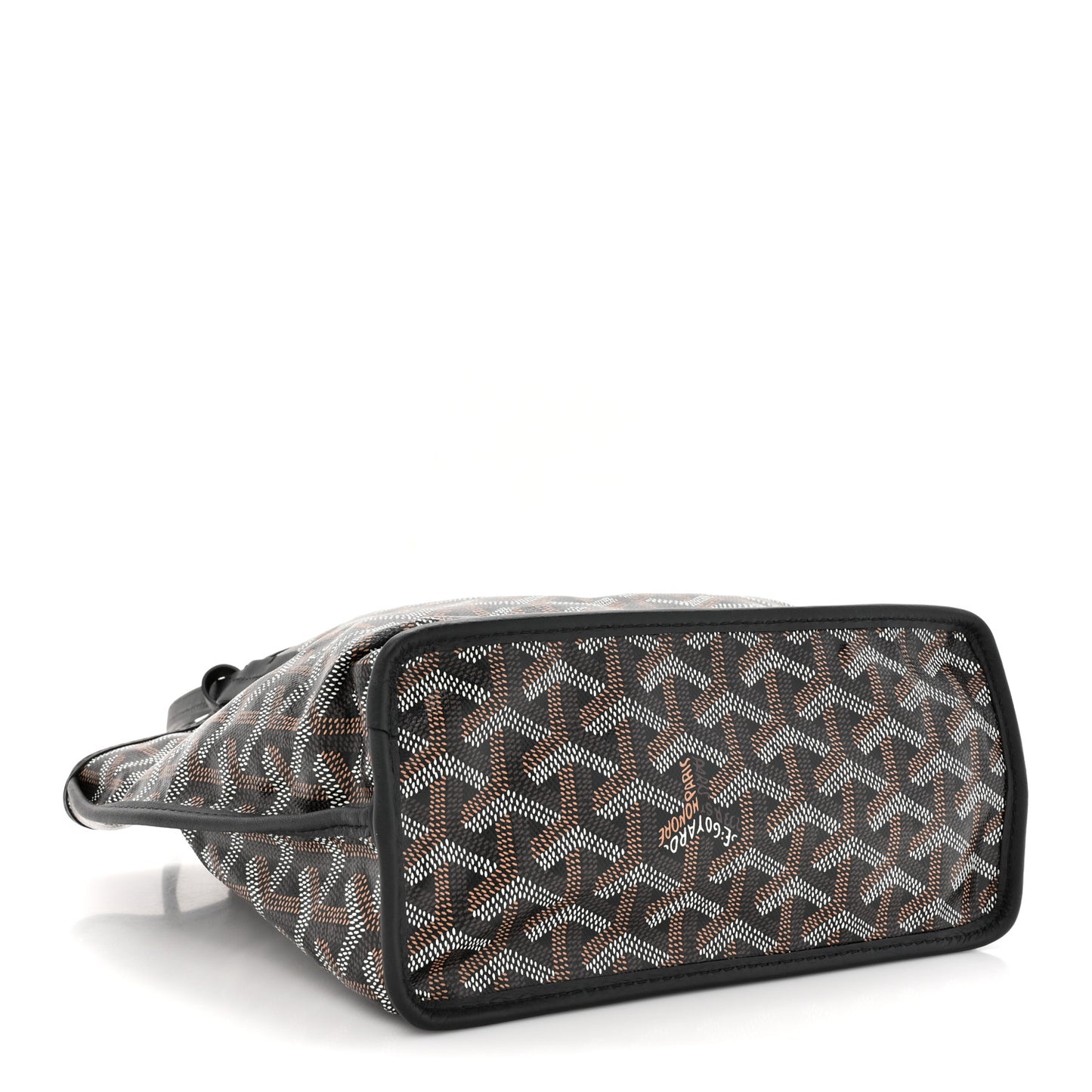 Goyardine Reversible Mini Anjou Black