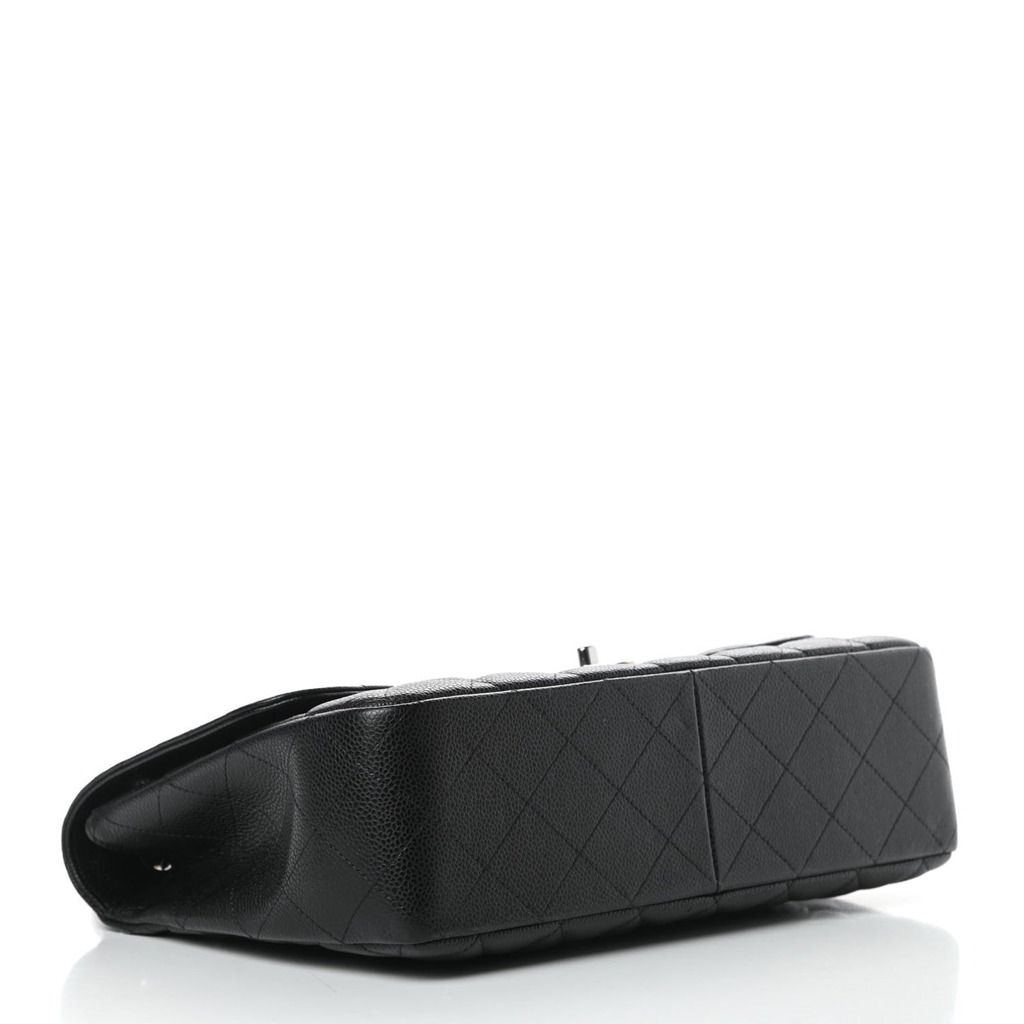 Caviar Quilted Jumbo Single Flap Black