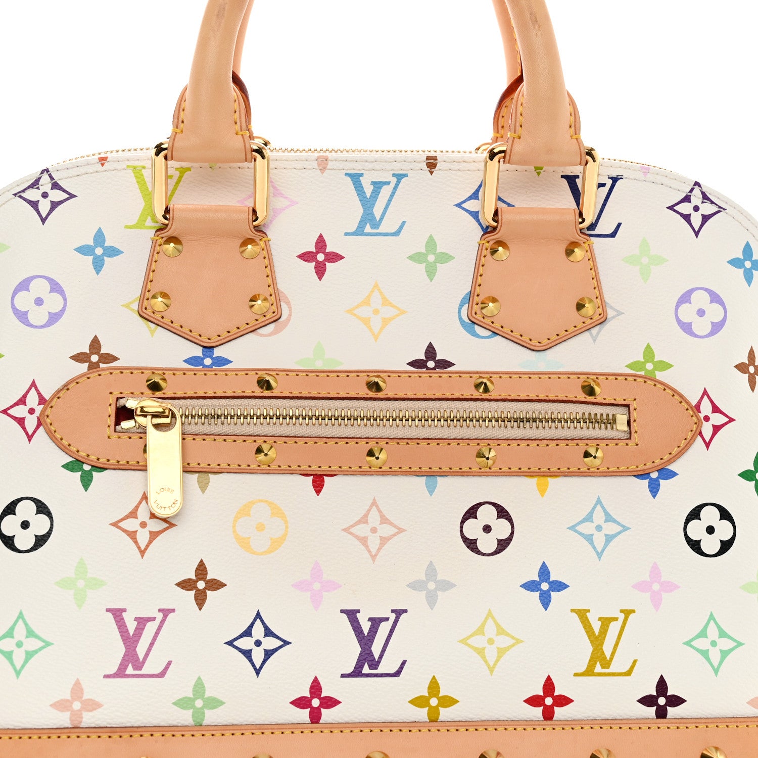 Louis Vuitton Monogram Multicolor Alma White 7 of 10