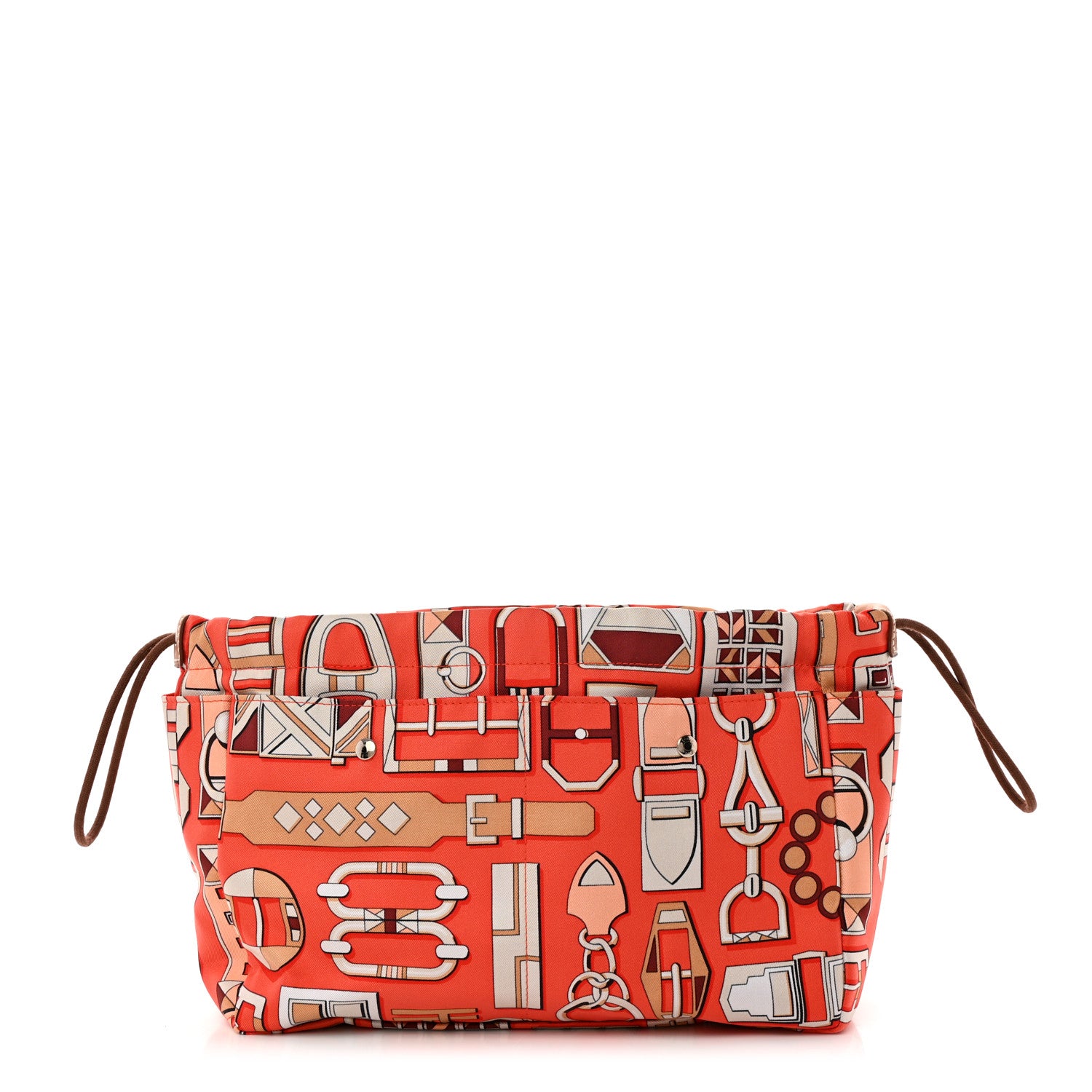 Hermes Silk Barenia Carre En Boucles Fourbi 25 MM Bag Insert 1 of 8