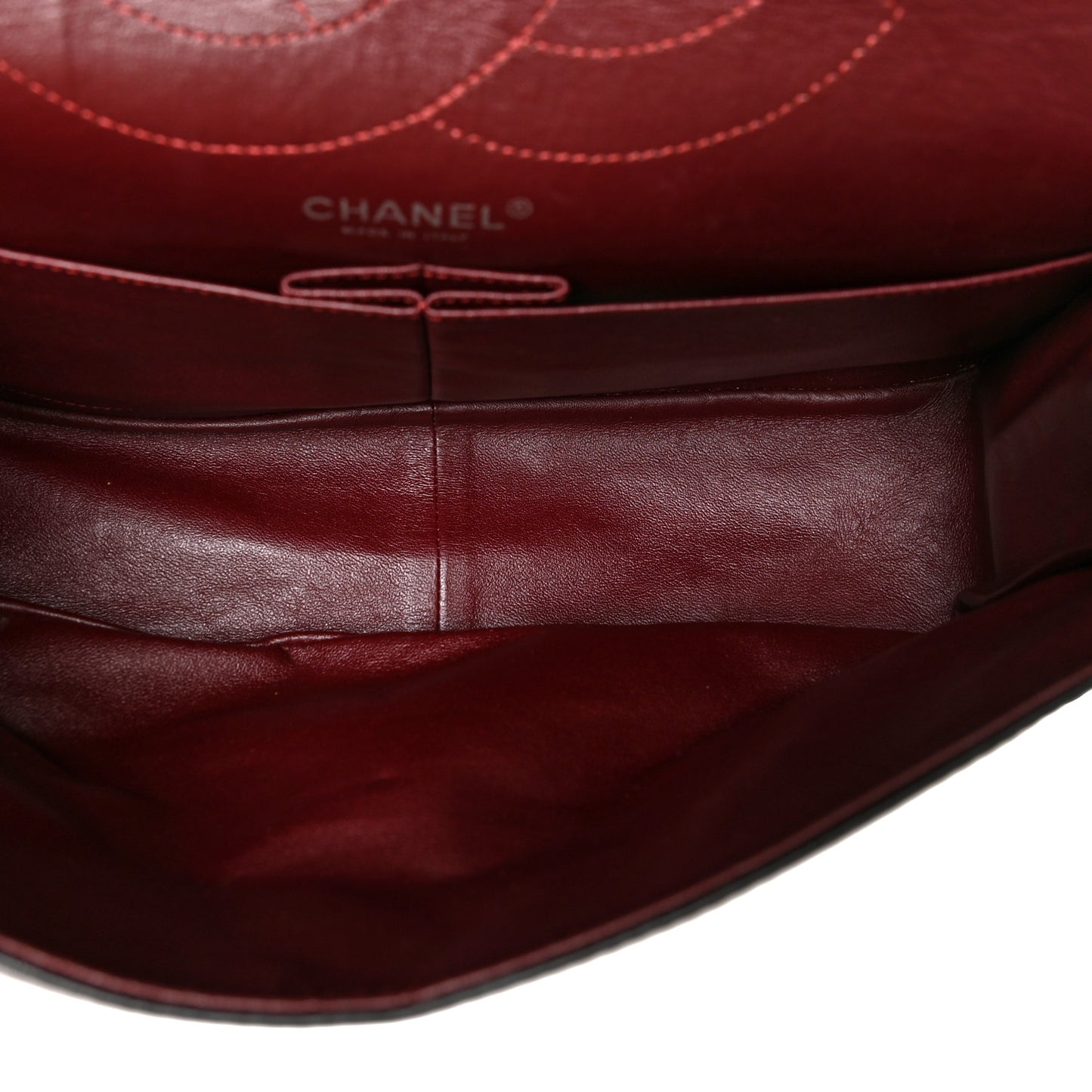 Aged Calfskin Quilted 2.55 Reissue 227 Flap Black