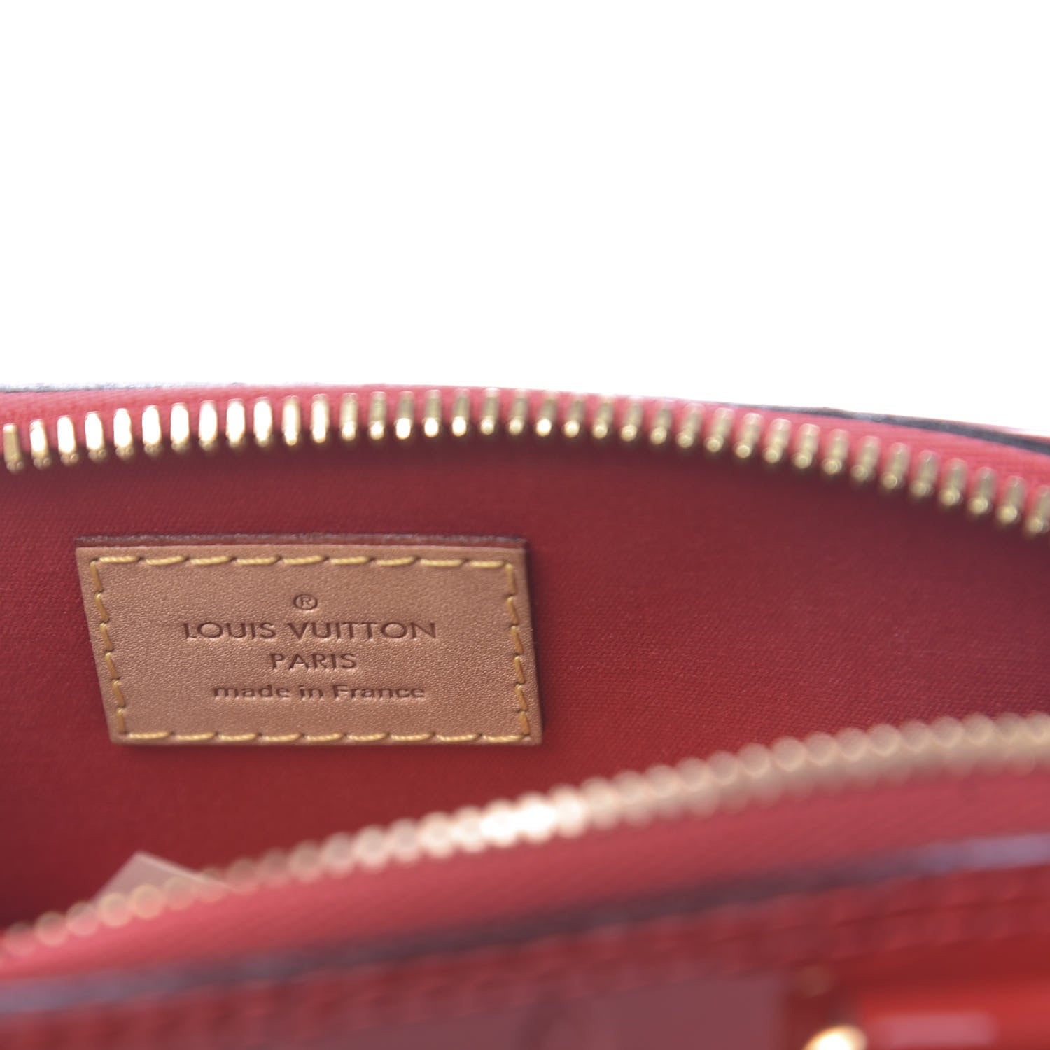 Louis Vuitton Vernis Alma BB Cherry 7 of 10