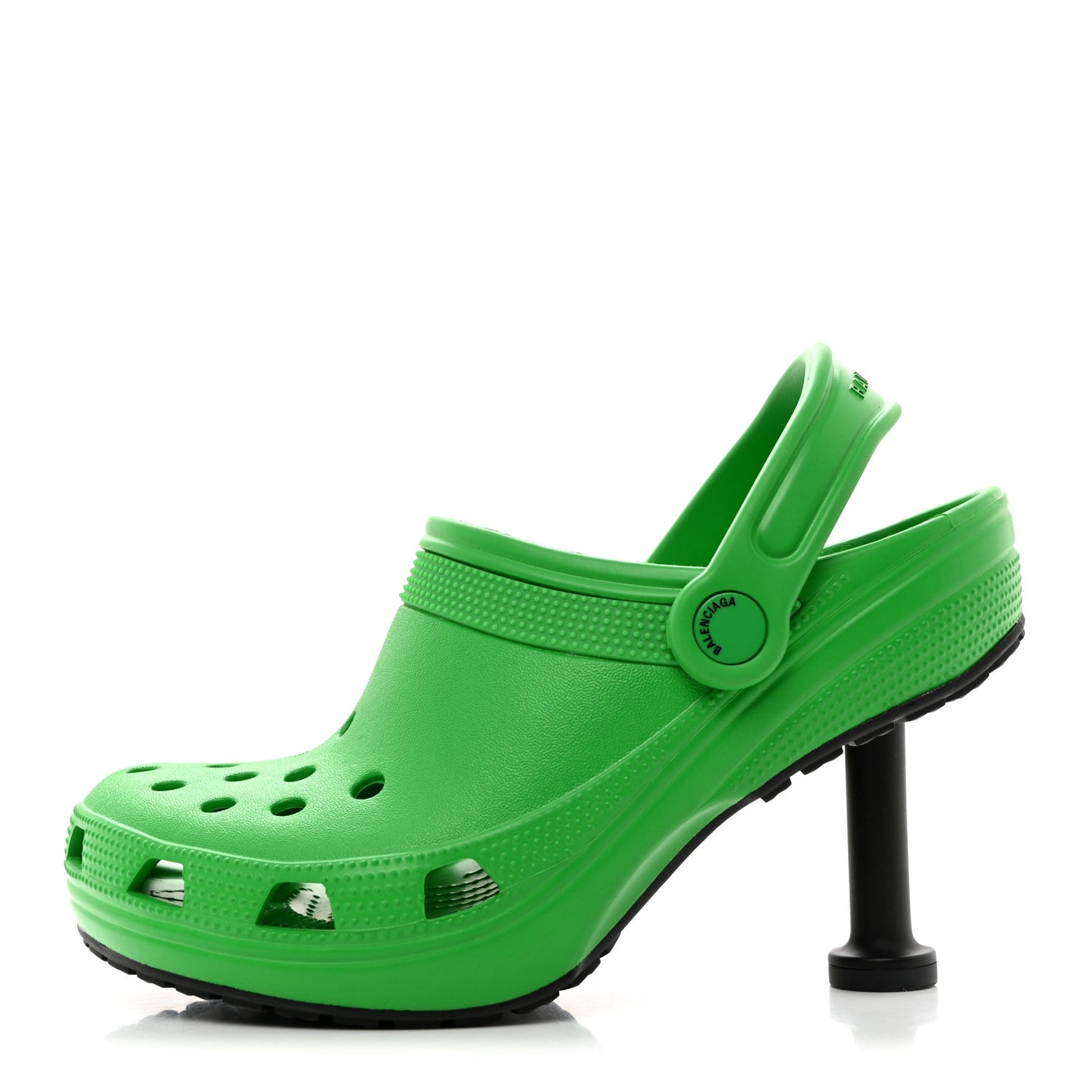 X CROCS Rubber Womens Madame 80 Sandals 36 Gras Green