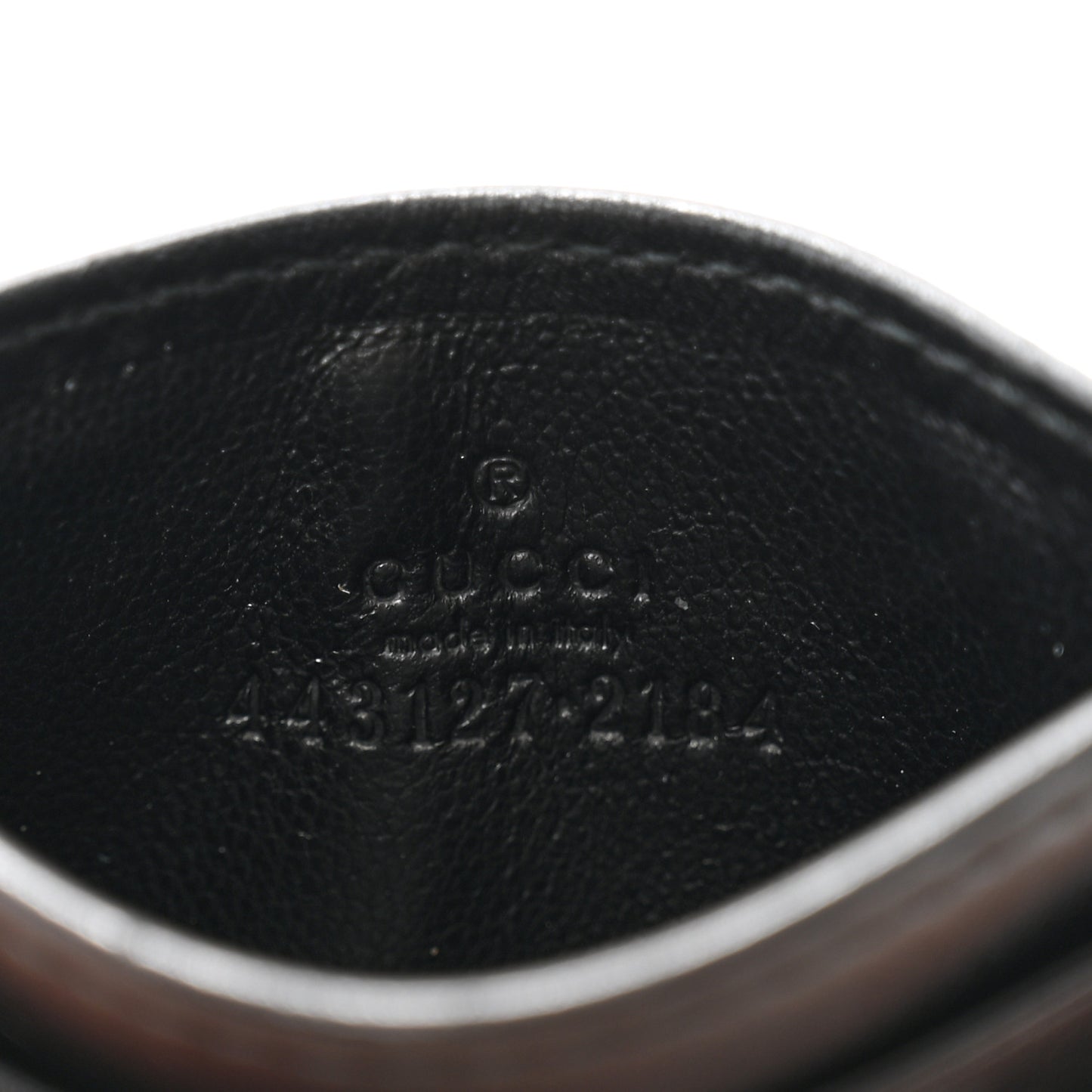 Calfskin Matelasse GG Marmont Card Holder Black