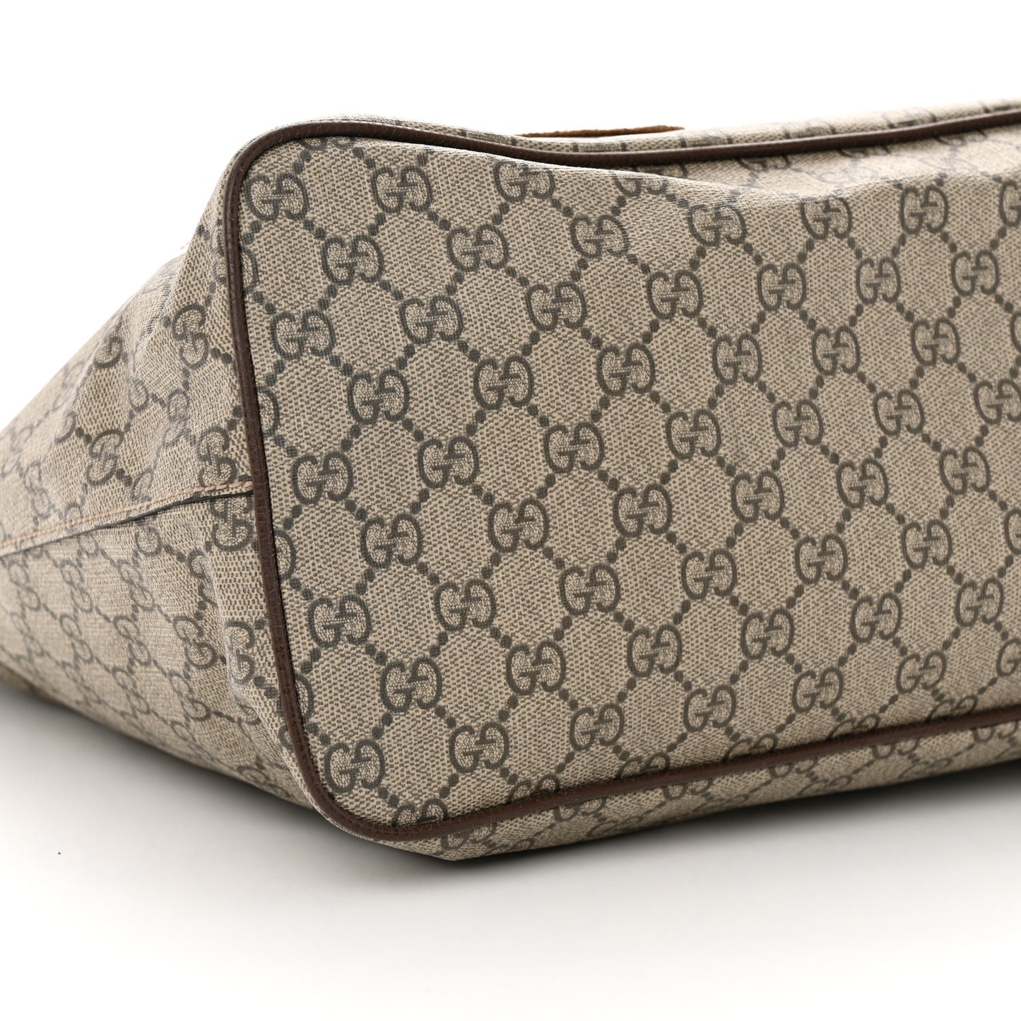 Soft GG Supreme Monogram Courrier Medium Crossbody Tote Beige New Acero