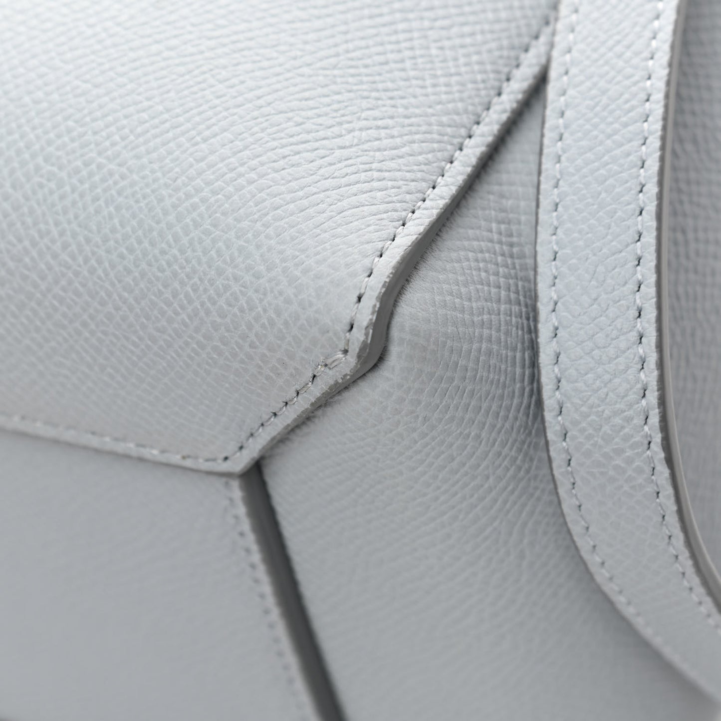 Grained Calfskin Micro Belt Bag Cloud