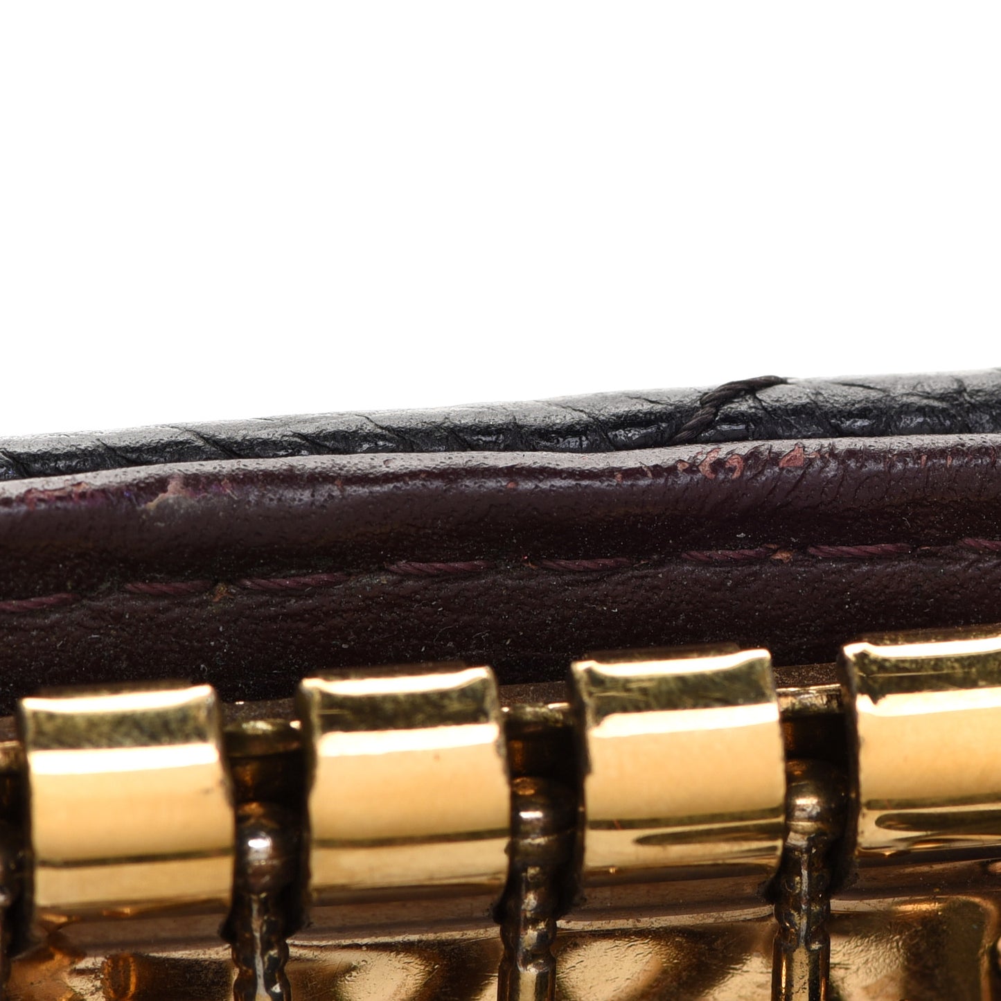 Caviar Quilted 6 Key Holder Black