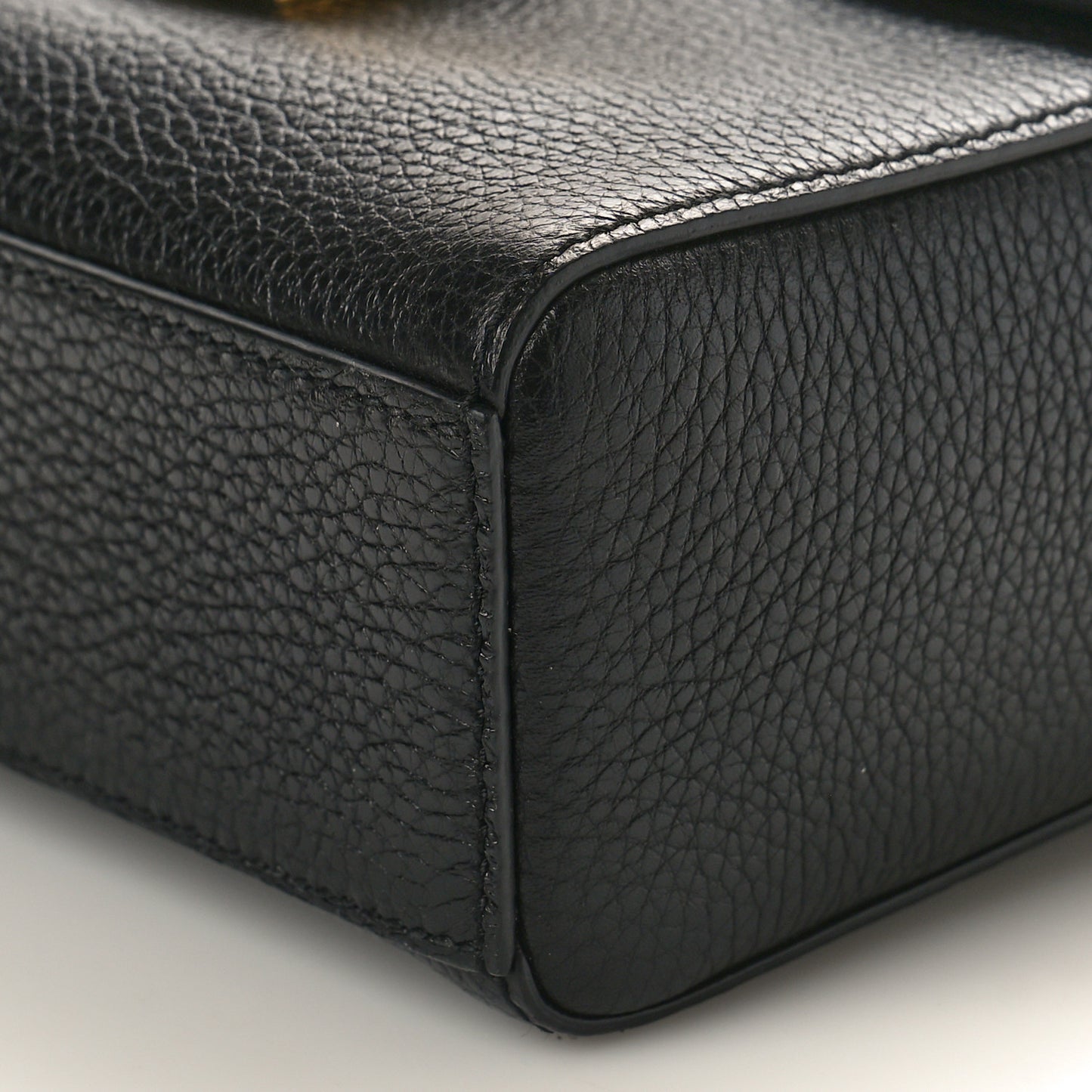DOLCE GABBANA Calfskin Miss Bonita Top Handle Bag Black