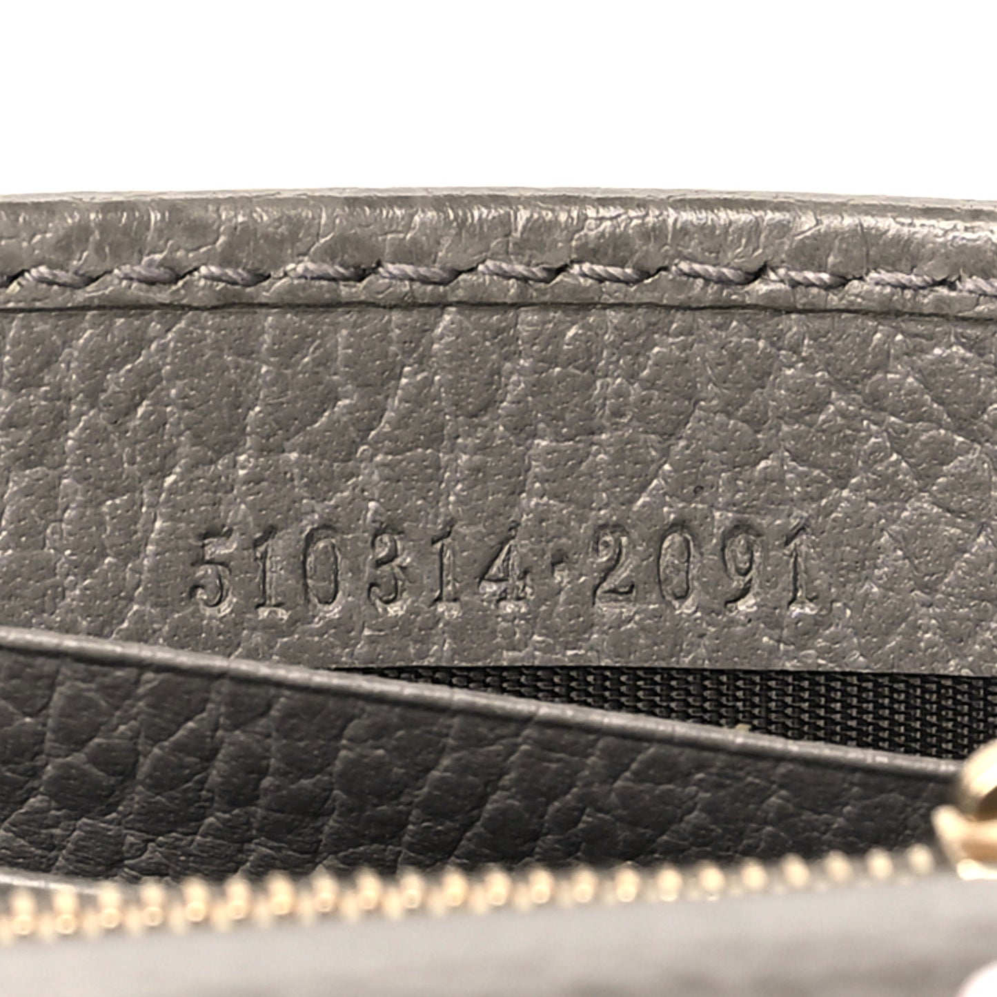 Dollar Calfskin Interlocking G Chain Wallet Loess