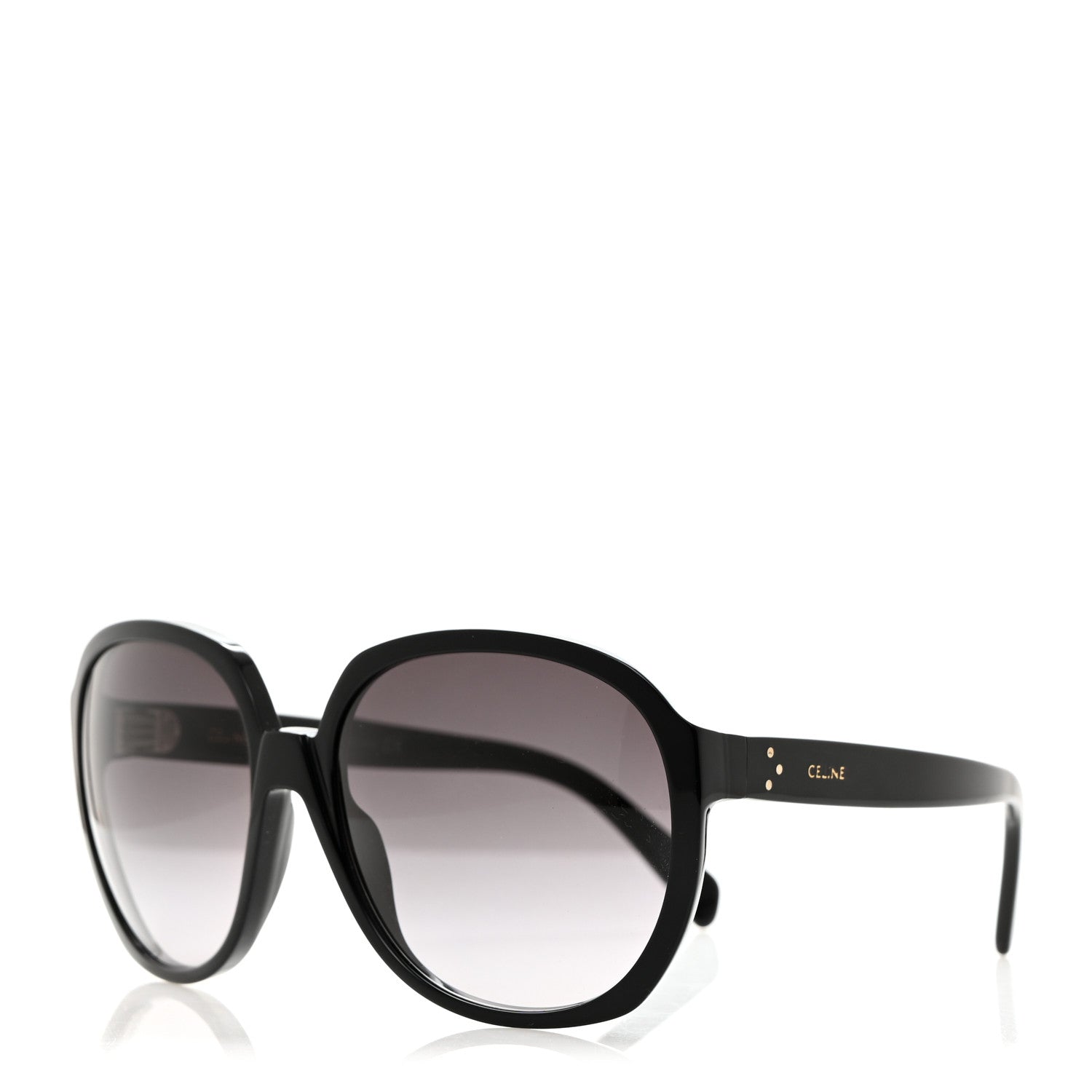 Celine Acetate Round Sunglasses CL40147I Black 1 of 6