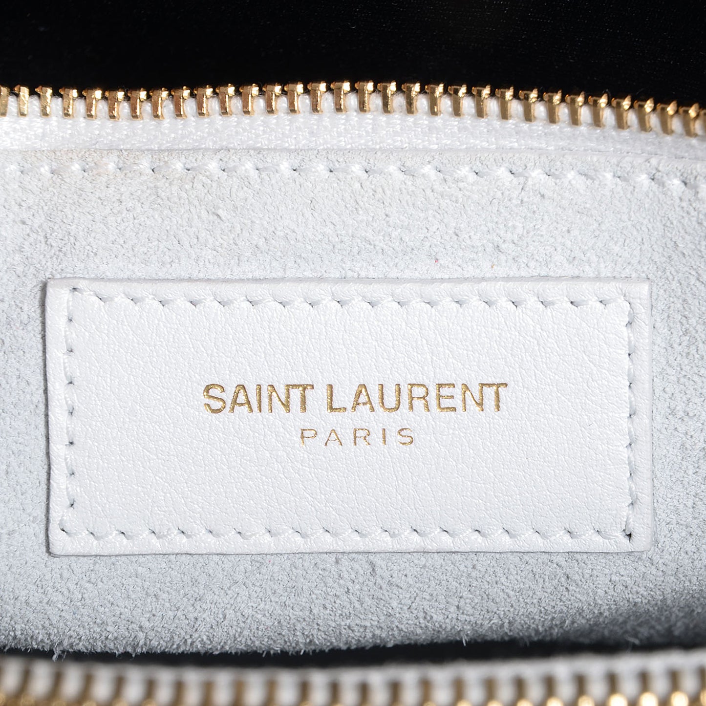 Leather Small Sac de Jour White