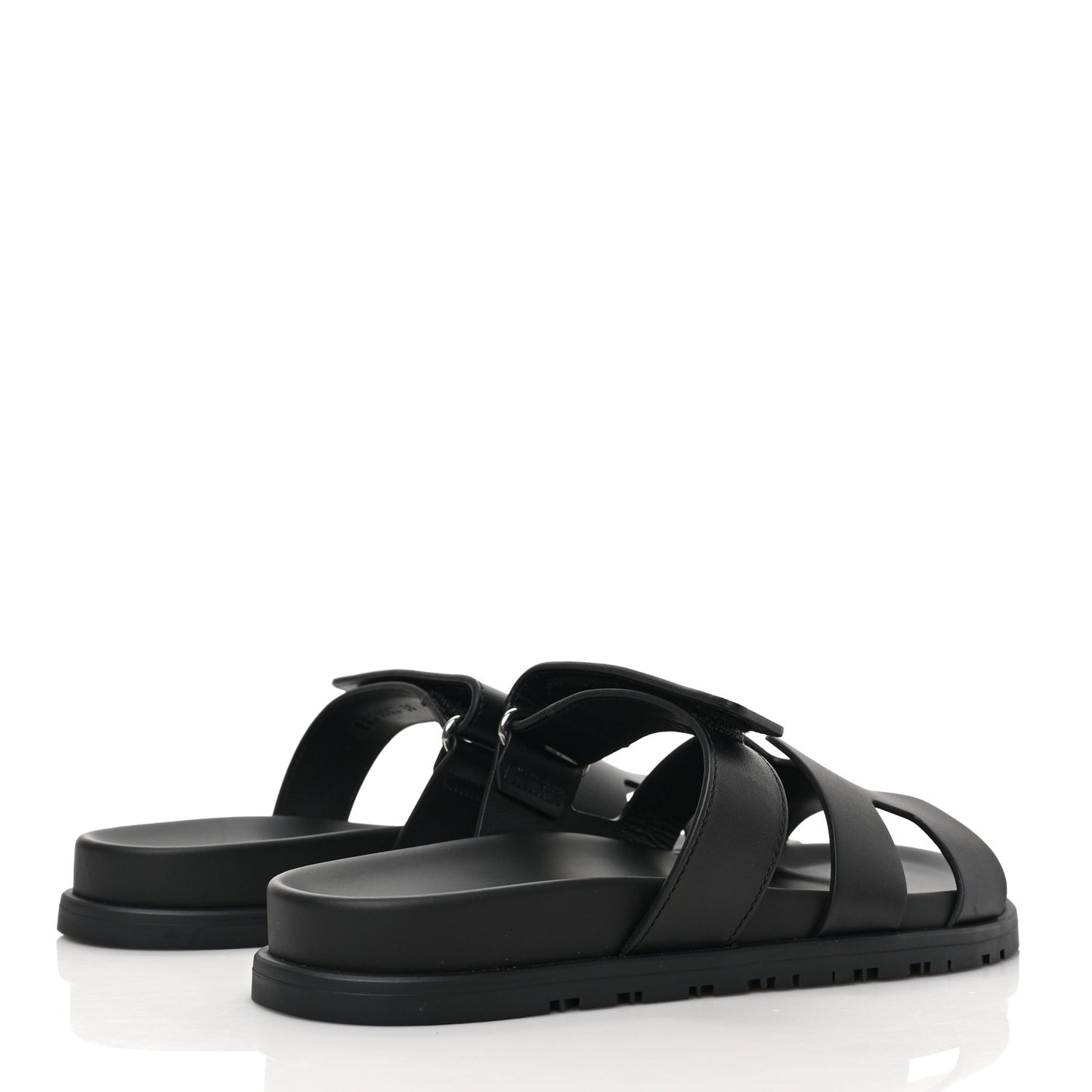 Calfskin Womens Chypre Sandals 39 Black