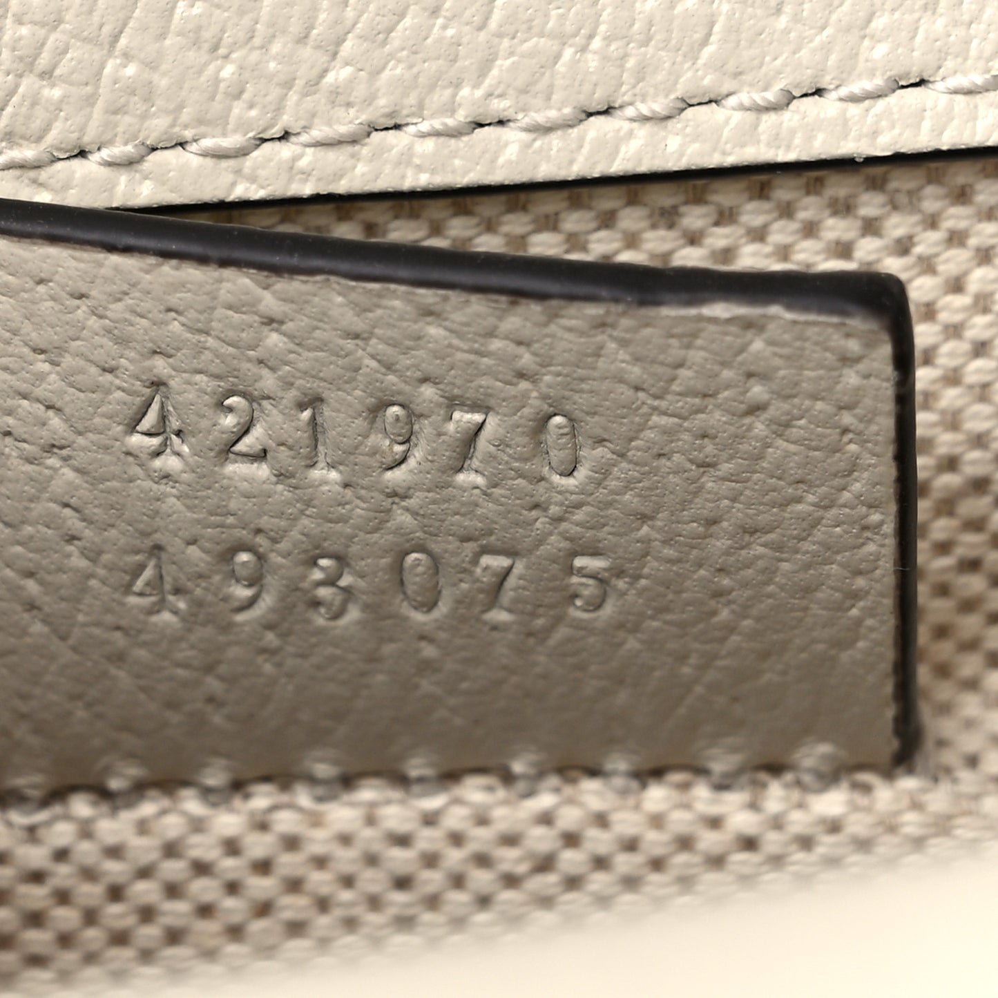 Textured Calfskin Crystal Mini Dionysus Shoulder Bag Mystic White