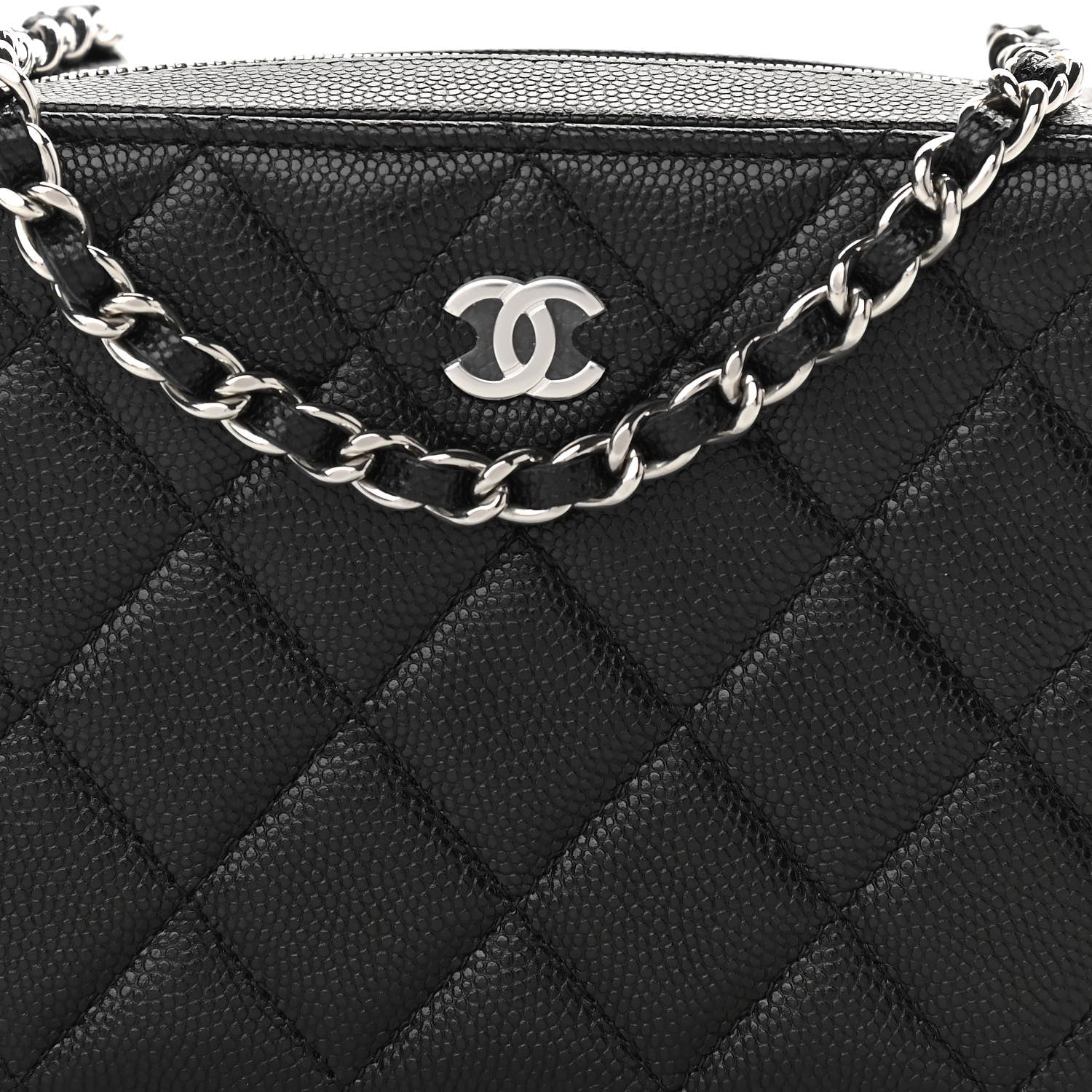 Chanel Caviar Quilted Camera Bag Black 8 of 11