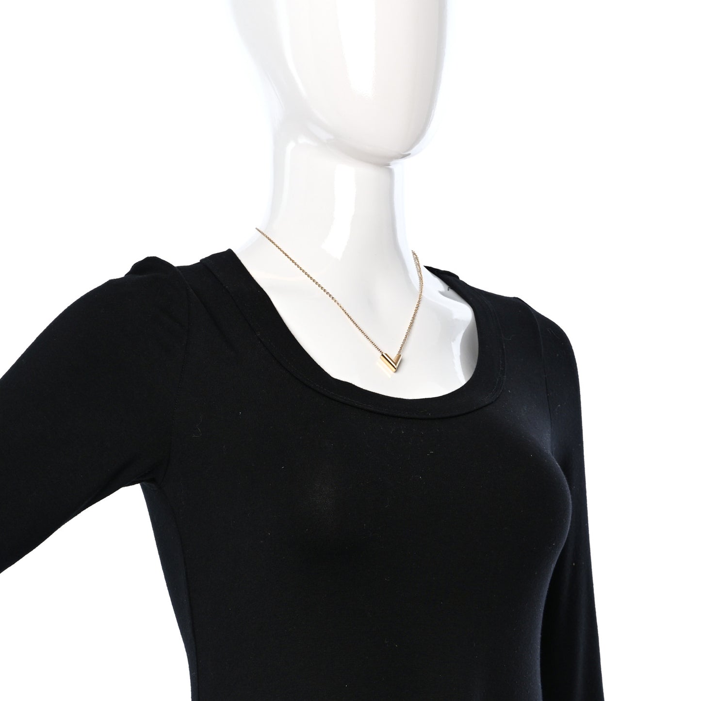 Brass Essential V Necklace Gold