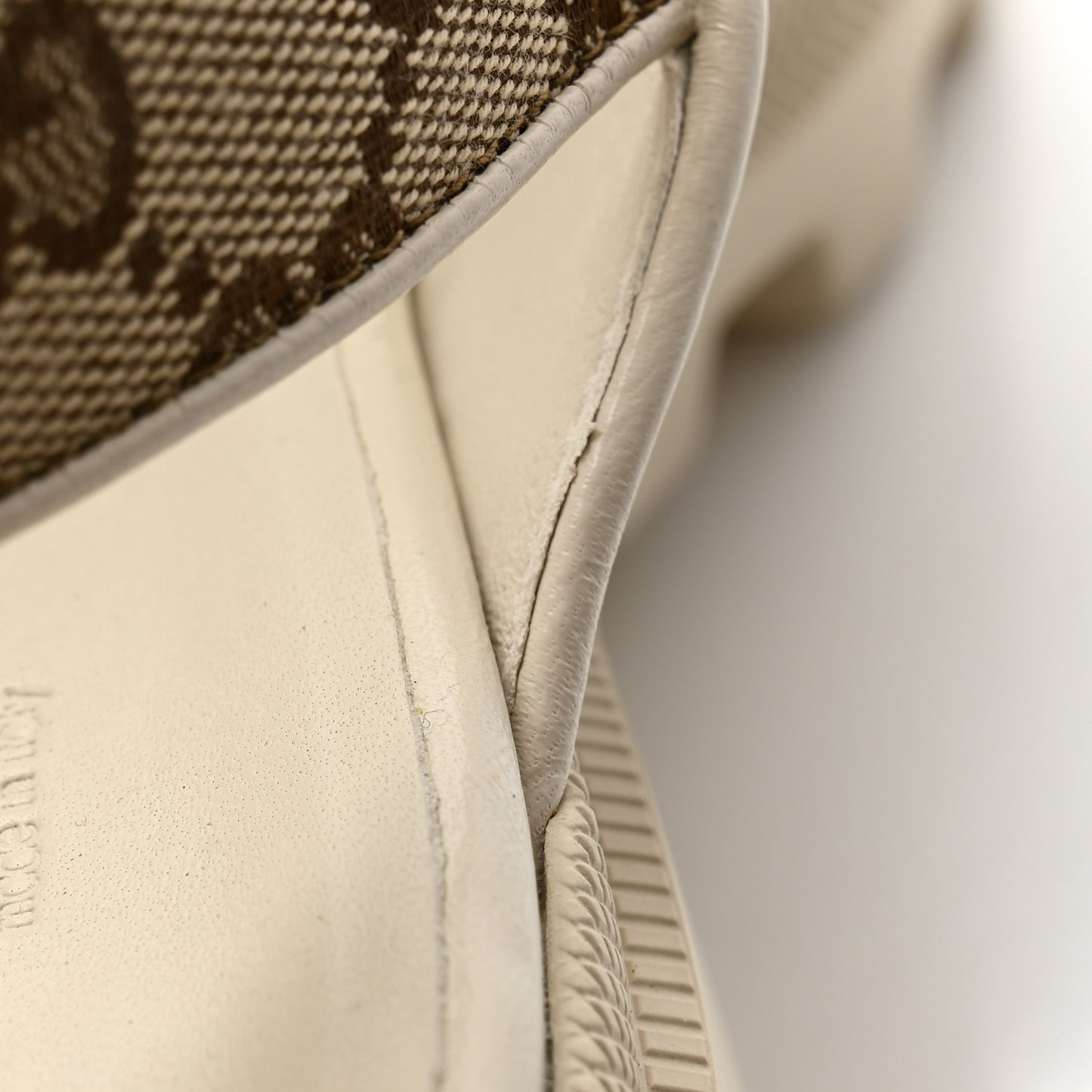 Monogram Granada Kid Trip 40/72mm Lug Sole Sandals 39 Beige Ebony Mystic White