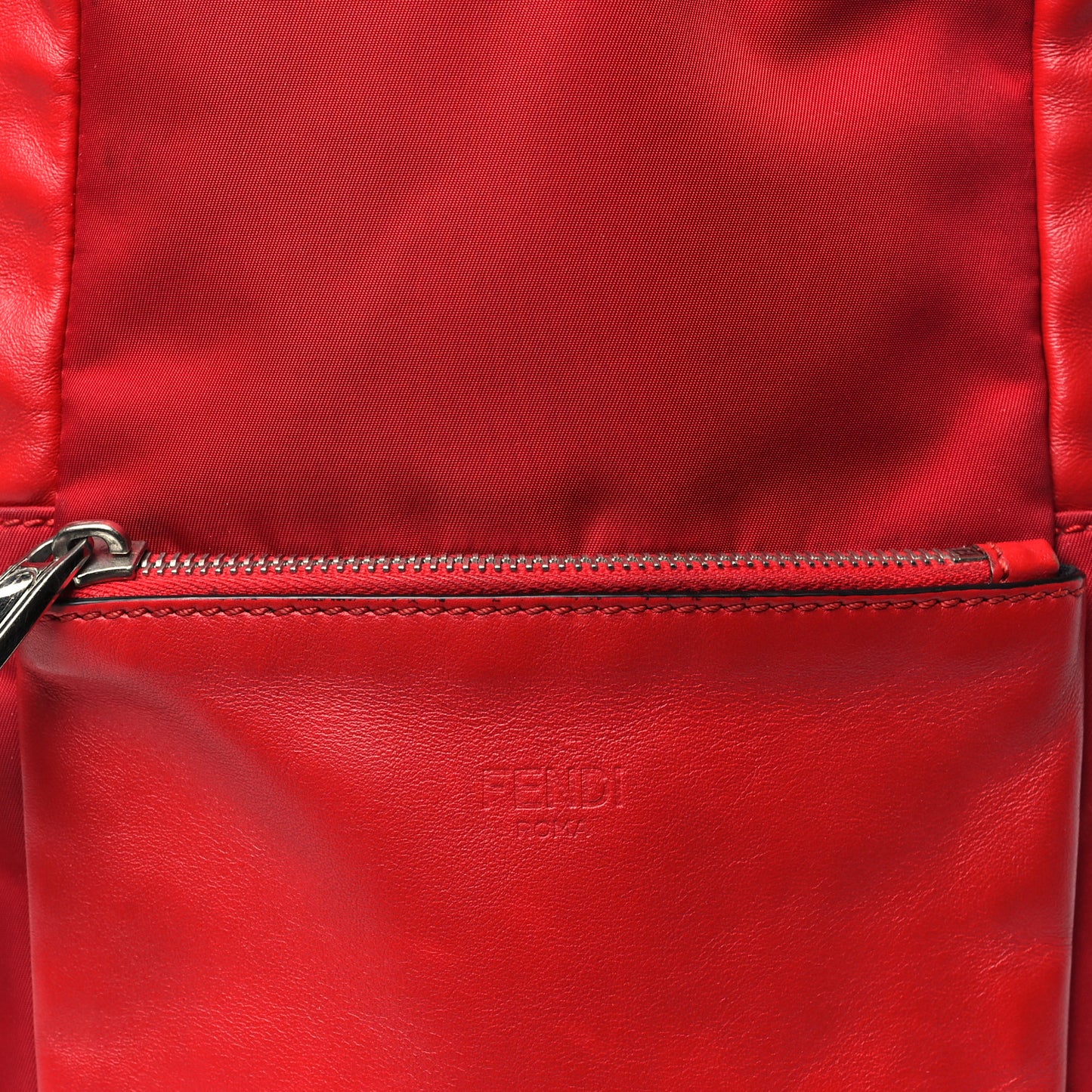 Nylon Vitello Liberty Monster Eyes Sling Bag Red