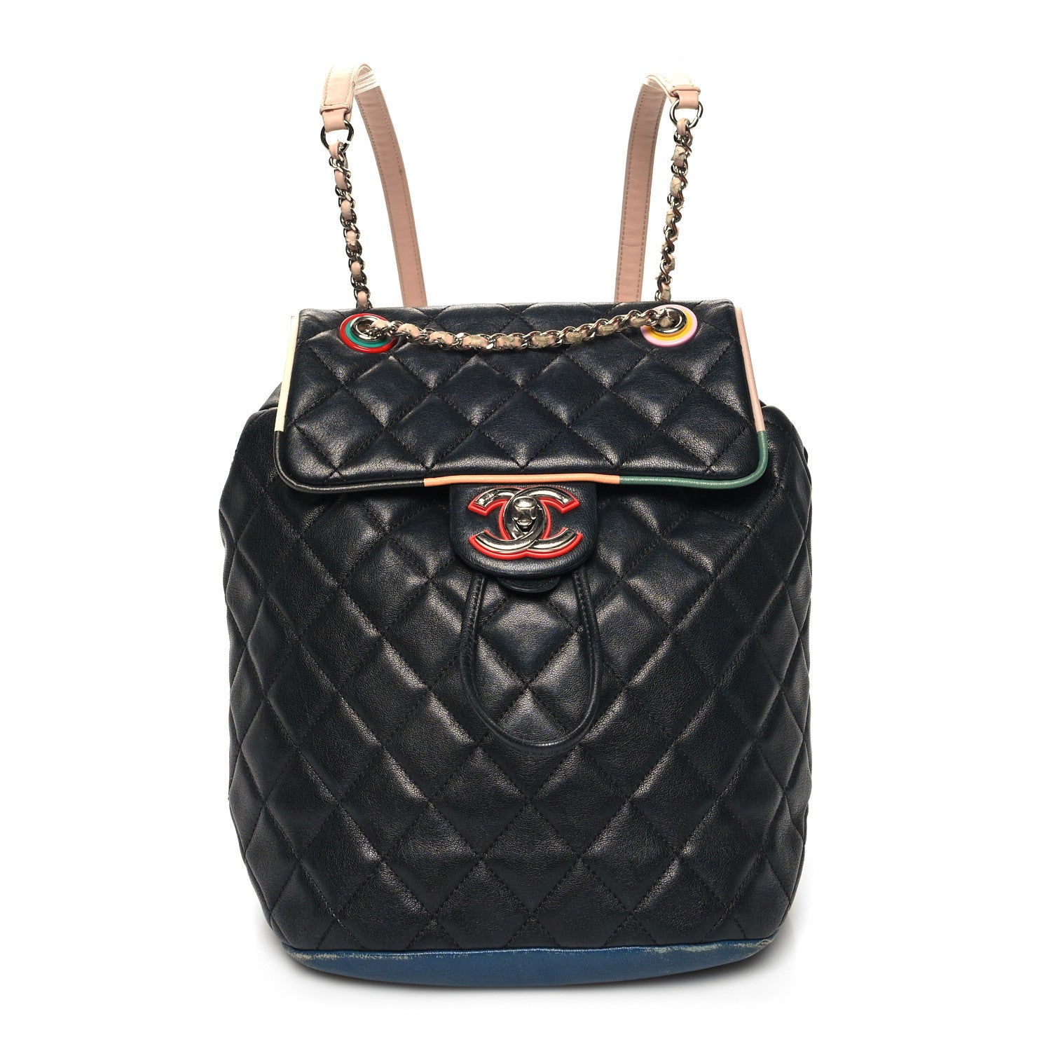 Chanel Lambskin Quilted Small Cuba Urban Spirit Backpack Black 1 of 13