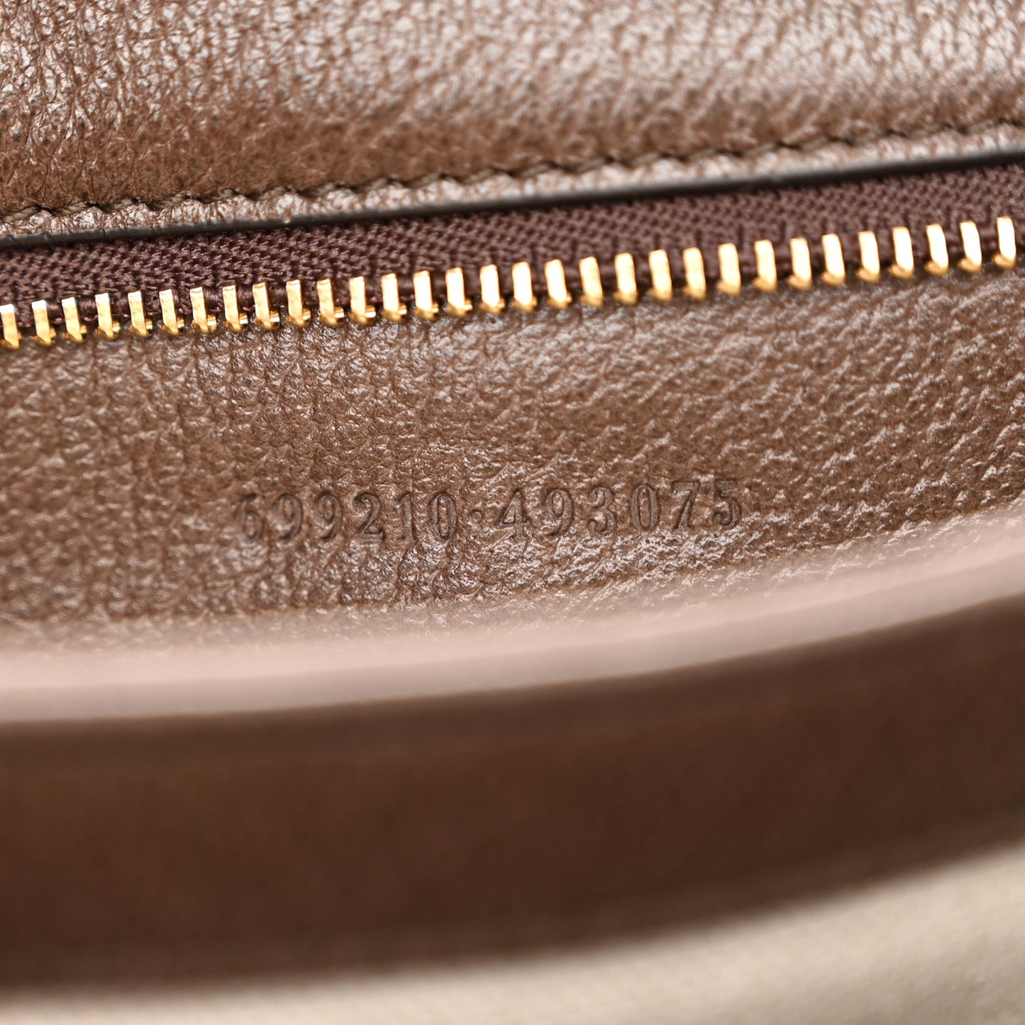 GG Supreme Monogram Textured Dollar Calfskin Web Medium Blondie Shoulder Flap Bag Beige Ebony New Acero