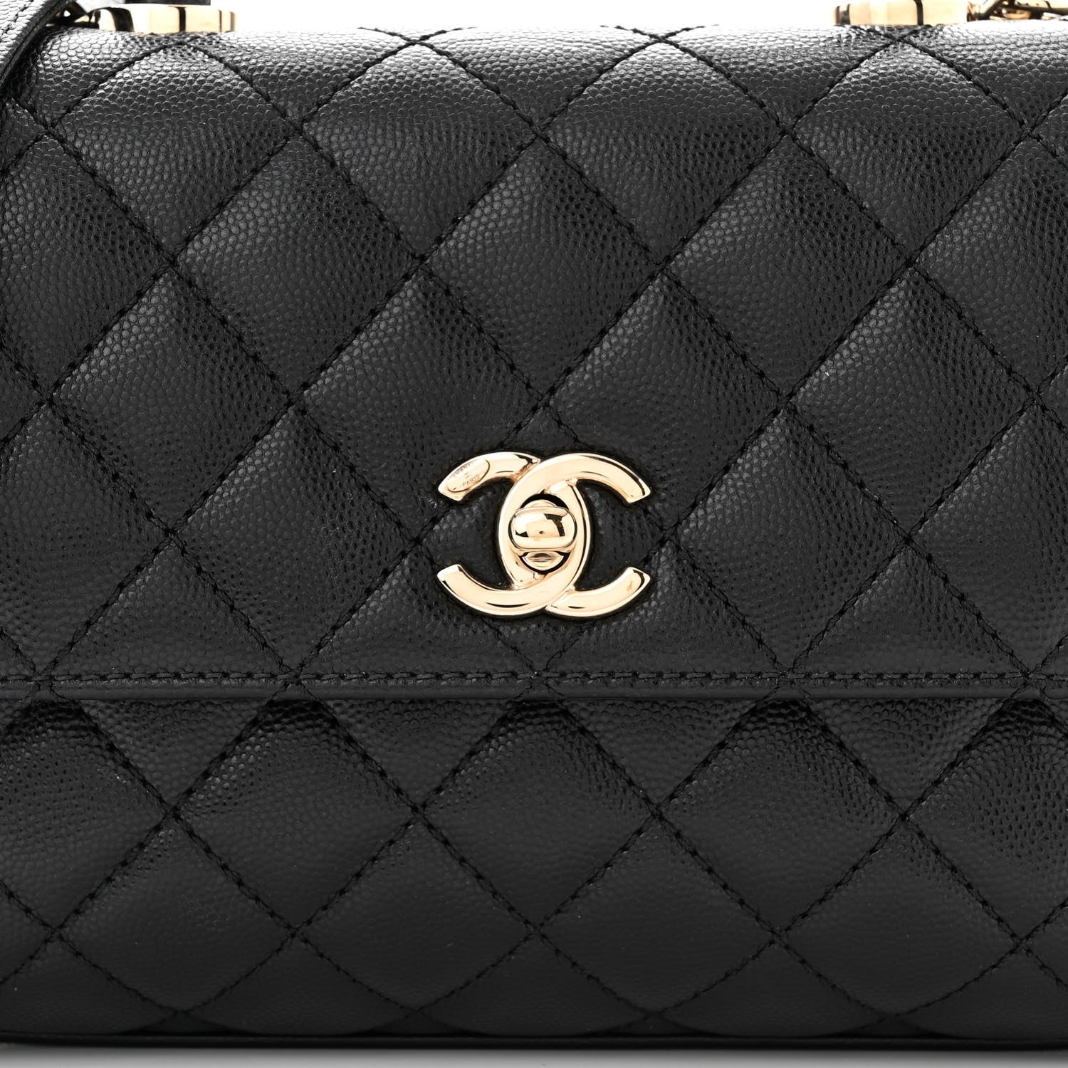 Chanel Caviar Quilted Mini Coco Handle Flap Black 5 of 13