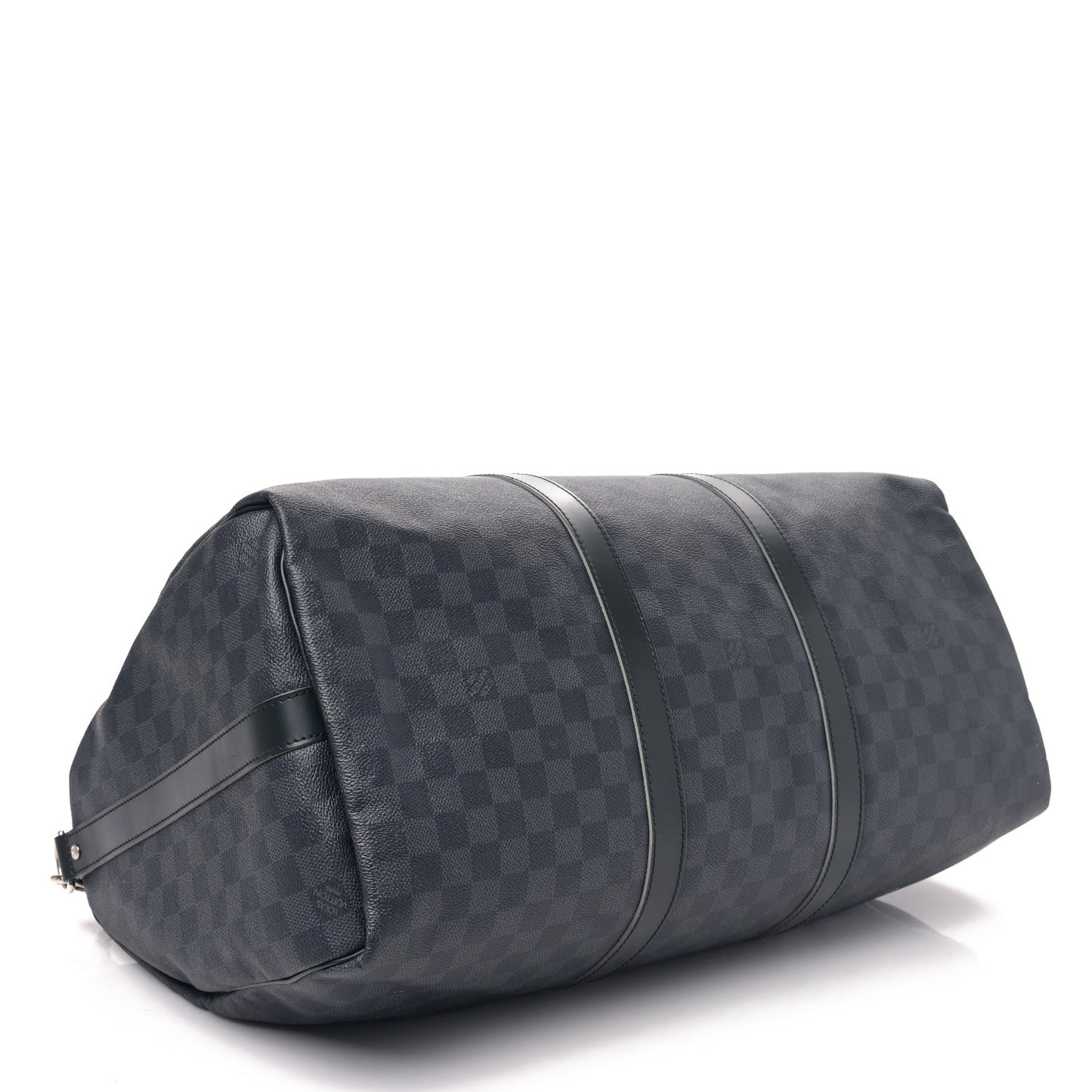 Damier Graphite Logo Keepall Bandouliere 50 Gris