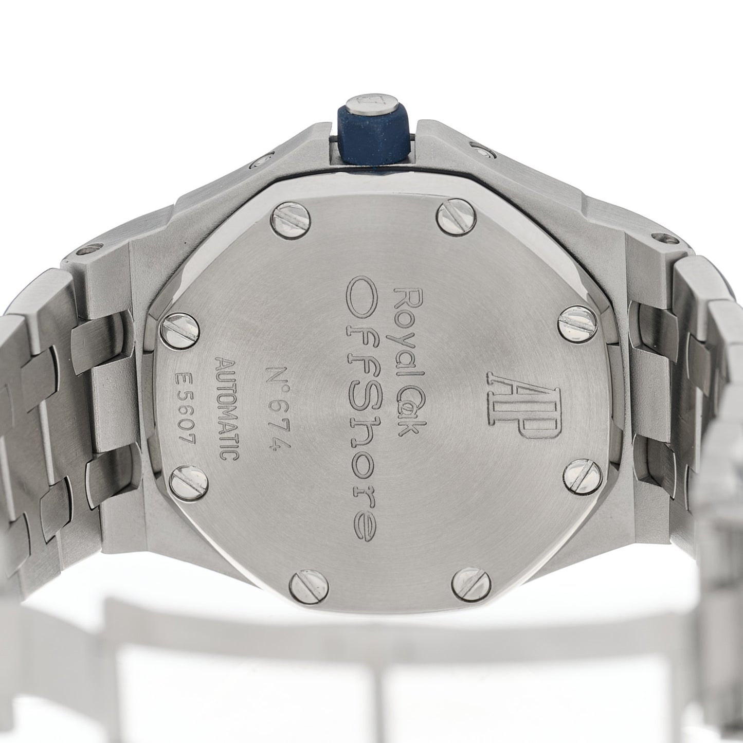 Stainless Steel 38mm Royal Oak Offshore Triple Calendar Automatic Watch Grey 25808ST.OO.D009XX.01