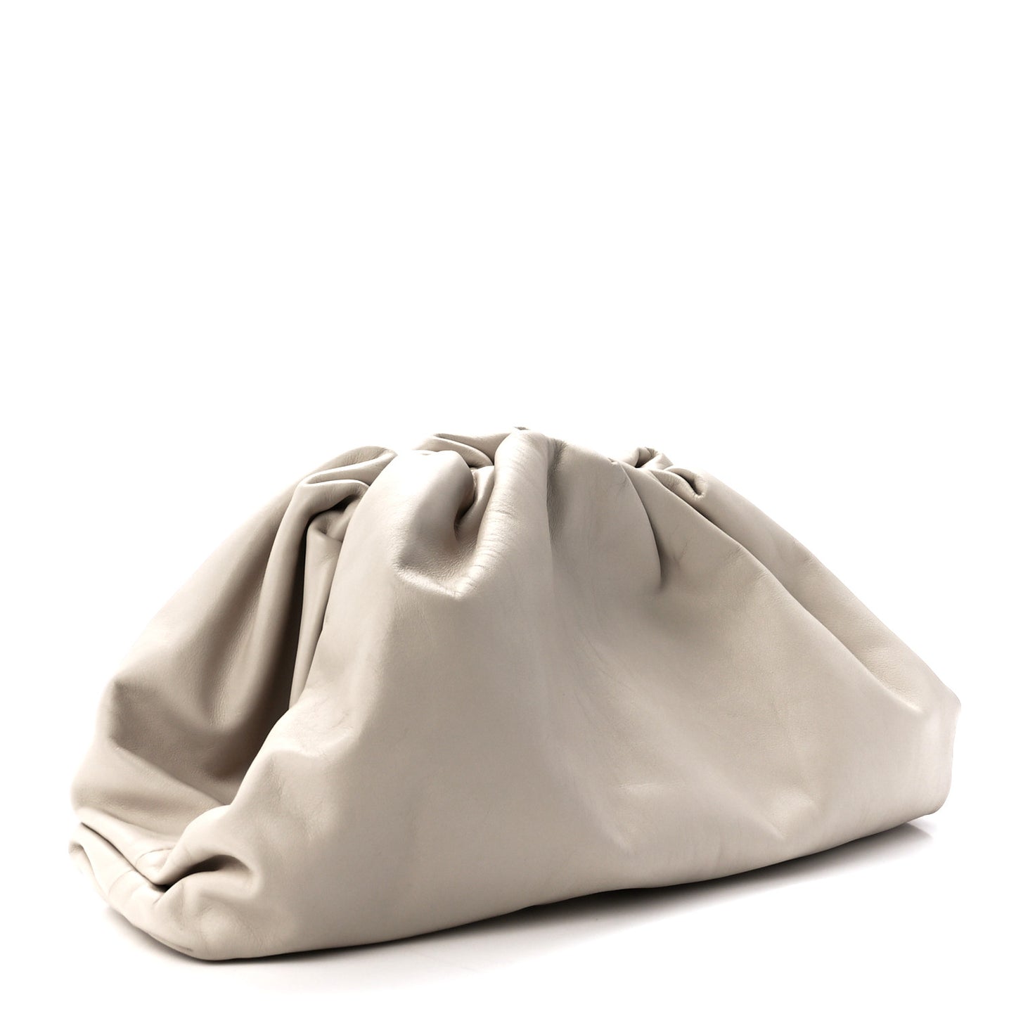 Smooth Butter Calf The Pouch Oversized Clutch Plaster